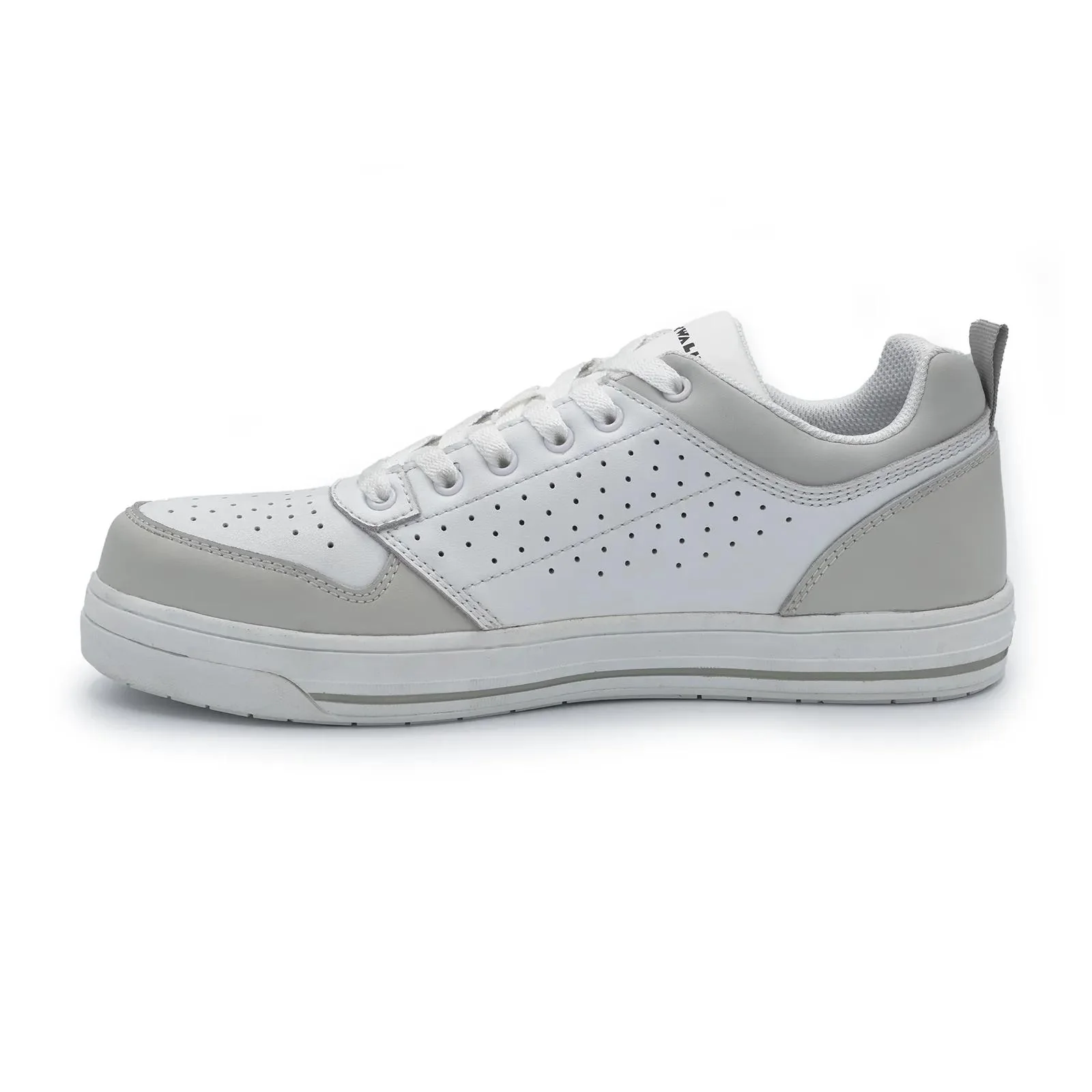 Arena Composite Toe Work Shoes – White/Gray - Image 2