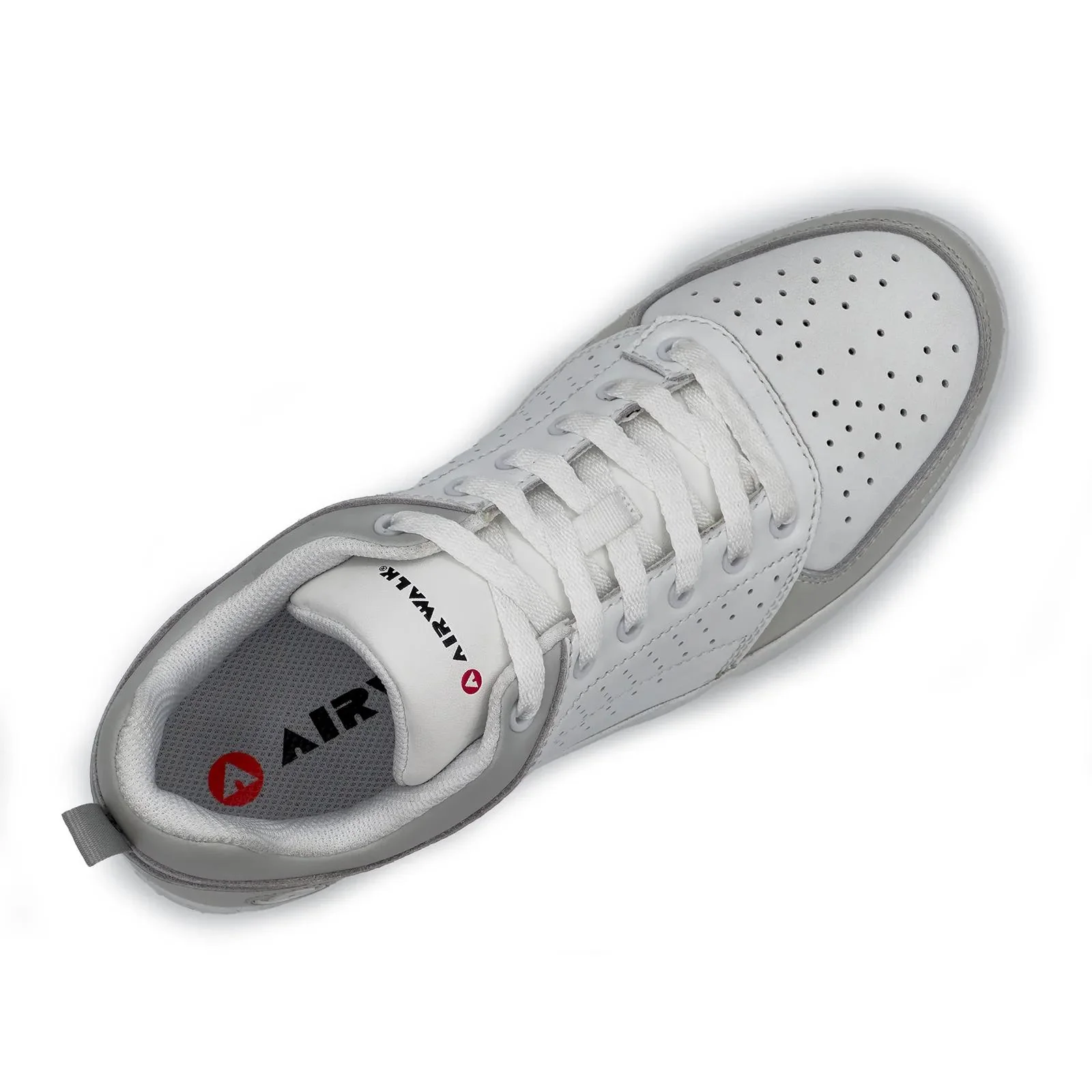 Arena Composite Toe Work Shoes – White/Gray - Image 4