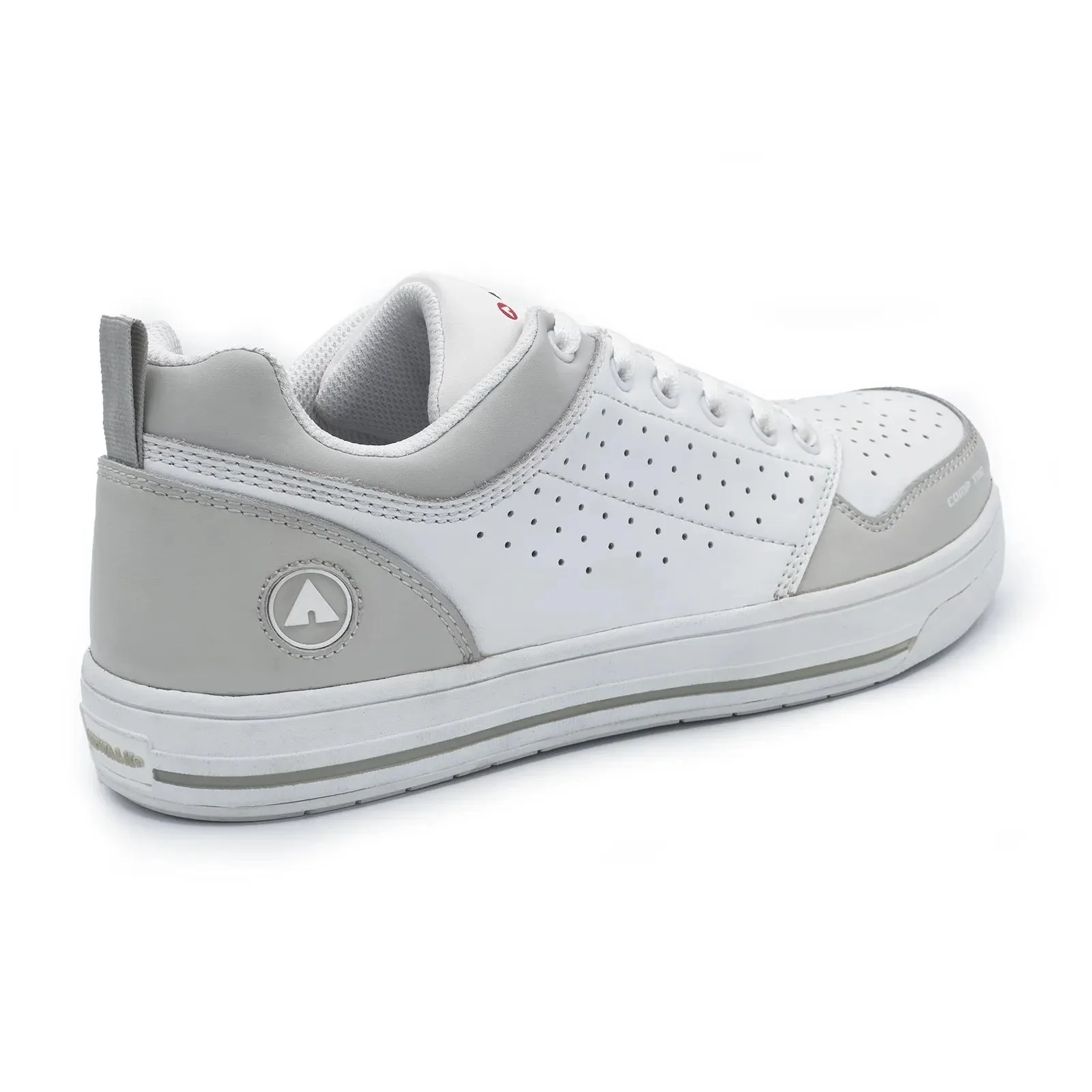 Arena Composite Toe Work Shoes – White/Gray - Image 5