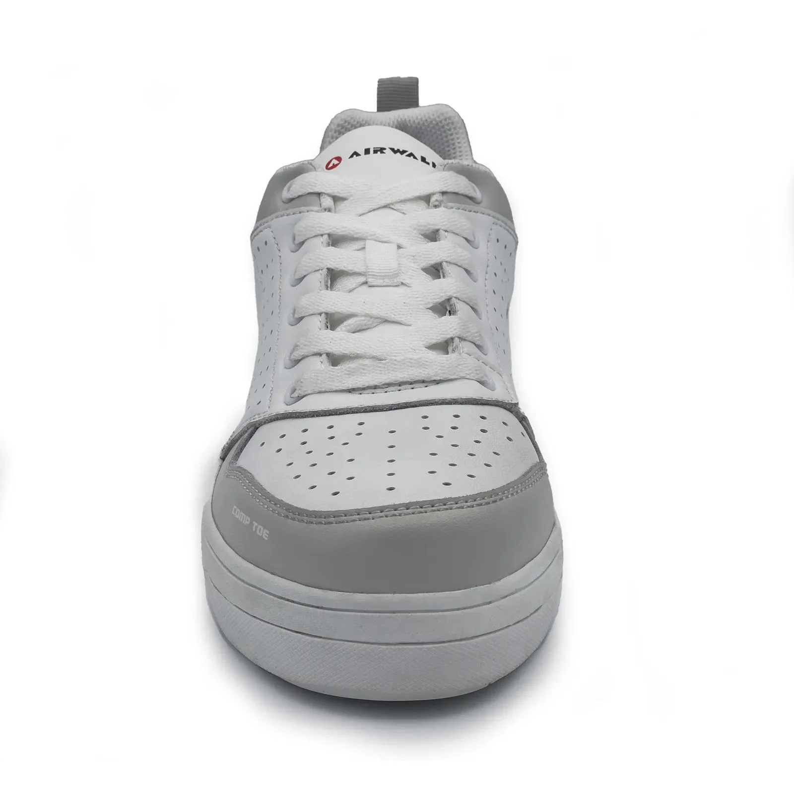 Arena Composite Toe Work Shoes – White/Gray - Image 6