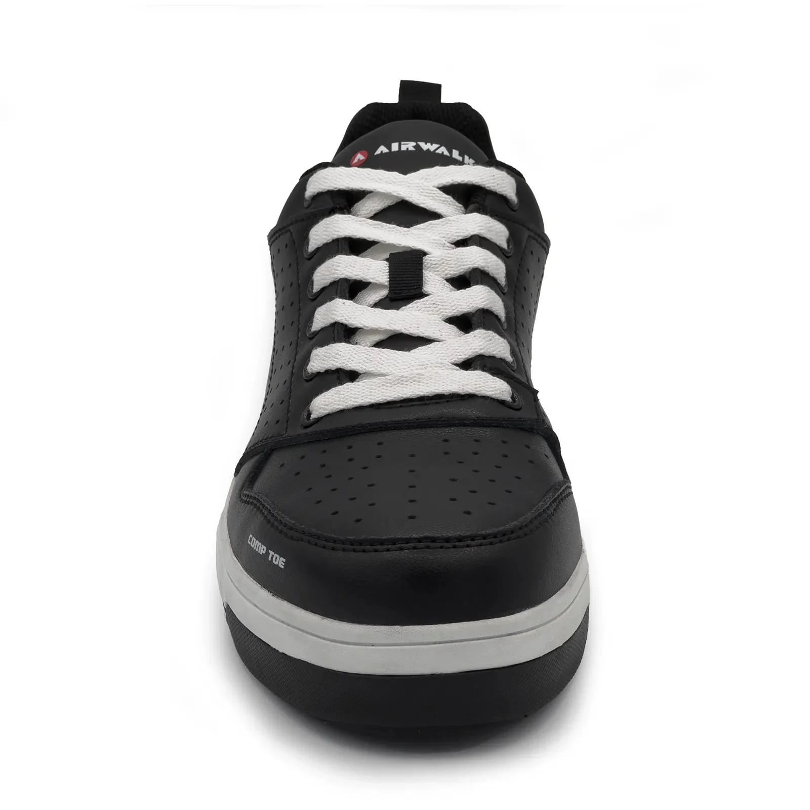 Arena Composite Toe Work Shoes – Black/White - Image 5