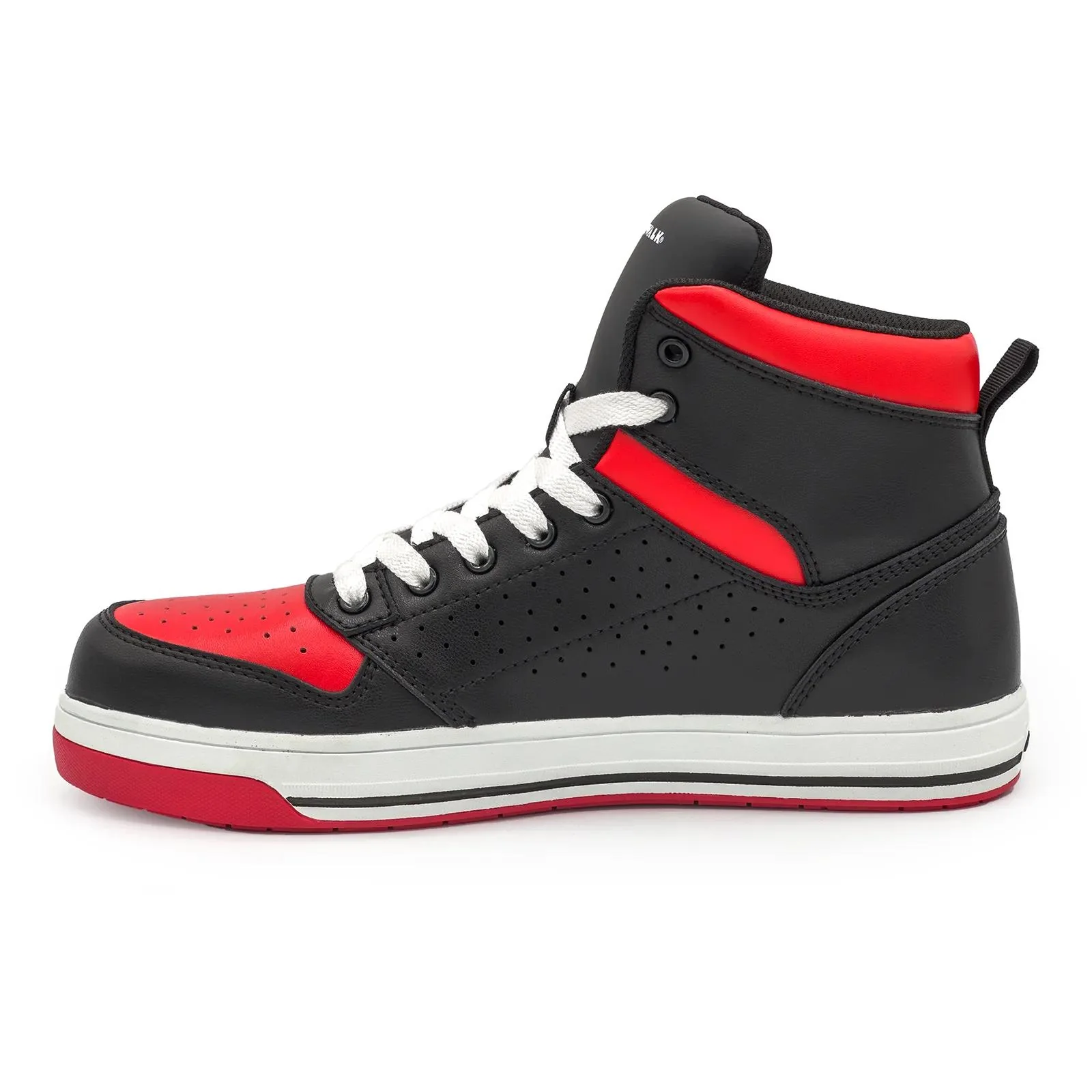 Arena Mid Composite Toe Work Shoes – Black/Red - Image 6