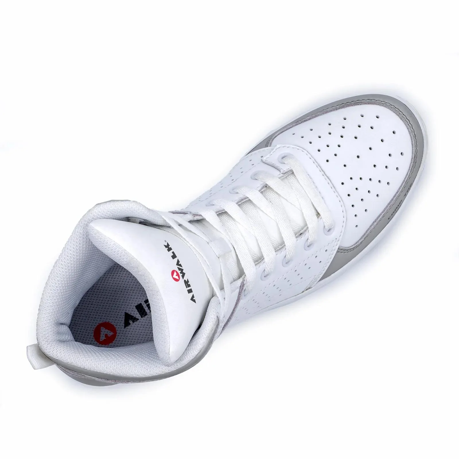 Arena Mid Composite Toe Work Shoes – White/Gray - Image 4