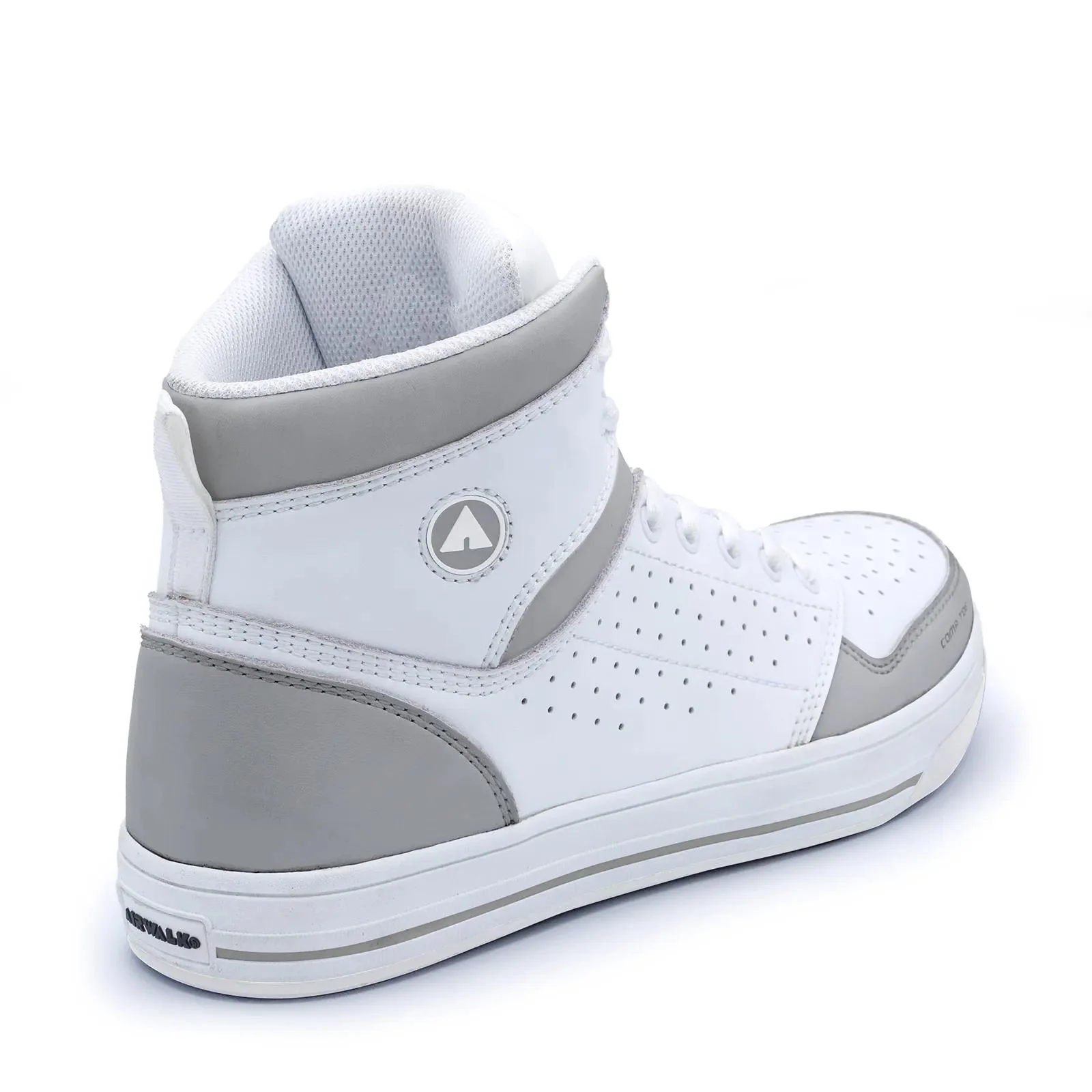 Arena Mid Composite Toe Work Shoes – White/Gray - Image 5