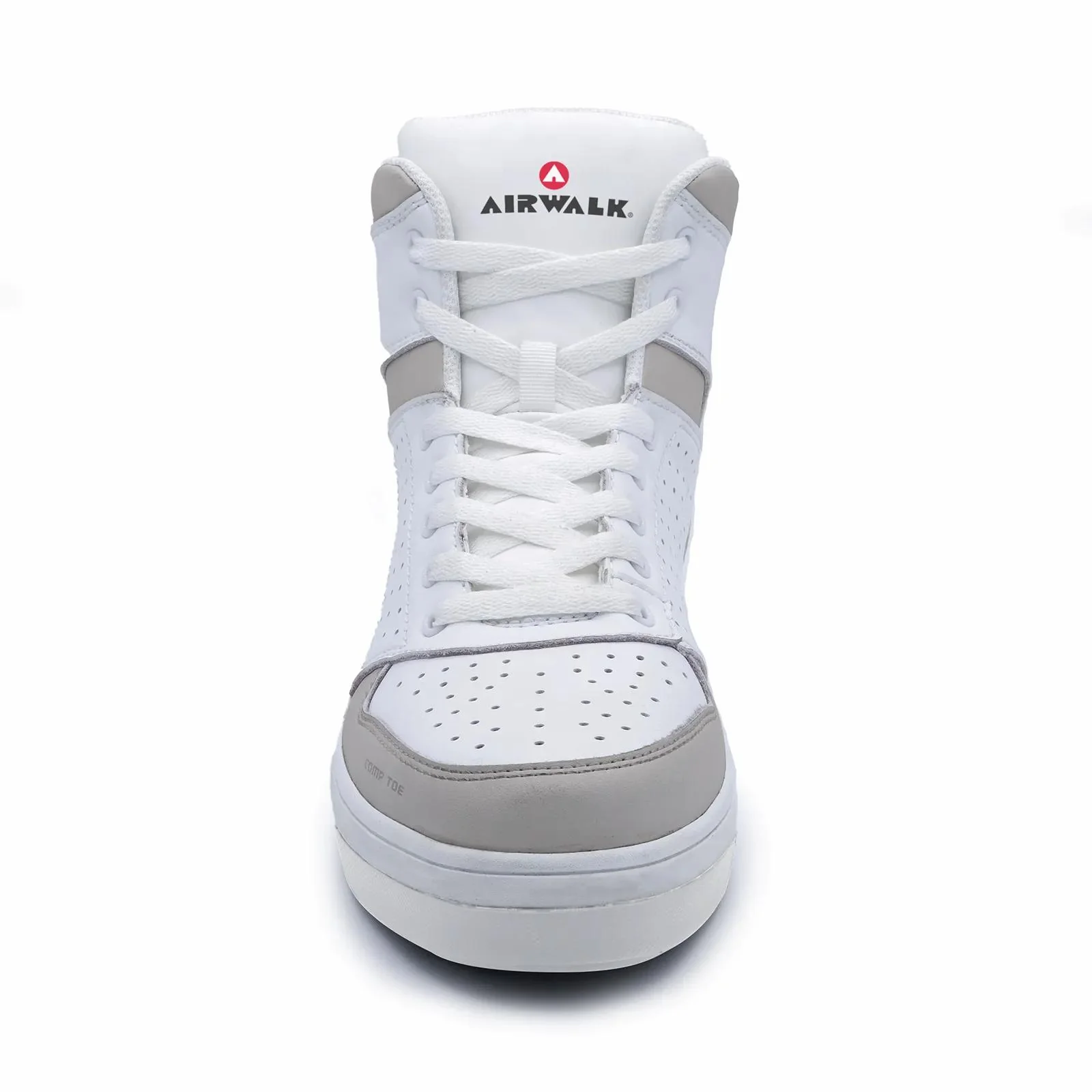 Arena Mid Composite Toe Work Shoes – White/Gray - Image 6