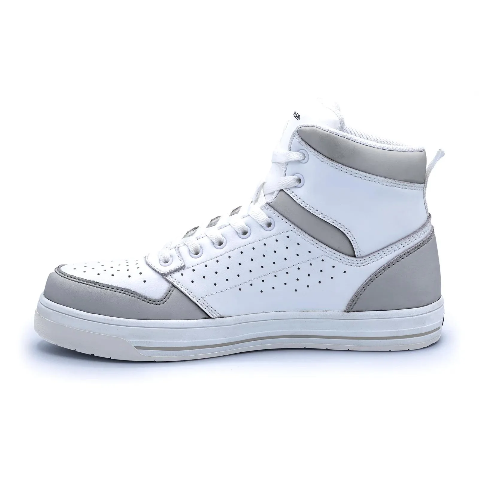 Arena Mid Composite Toe Work Shoes – White/Gray - Image 7