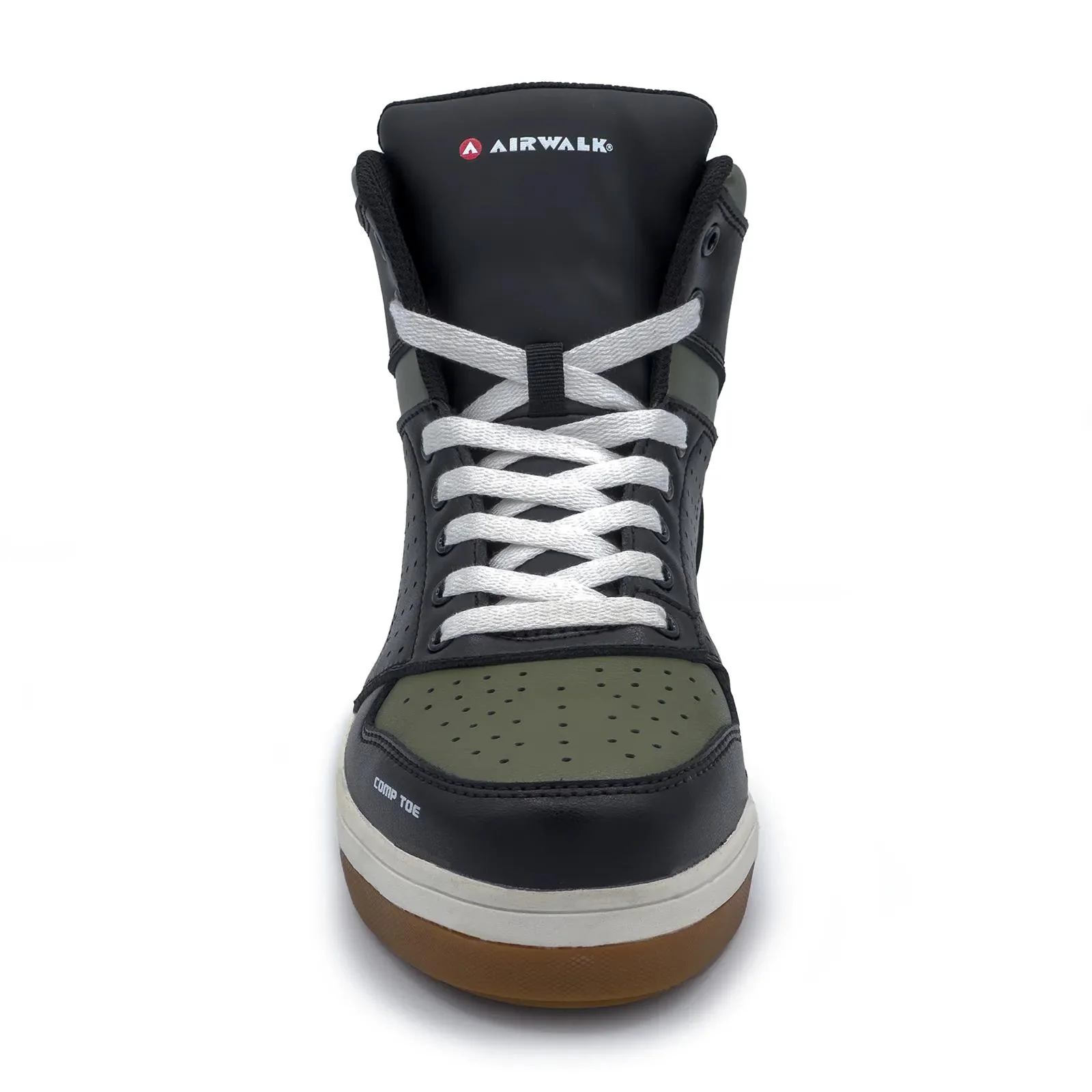 Arena Mid Composite Toe Work Shoes – Black/Olive - Image 6
