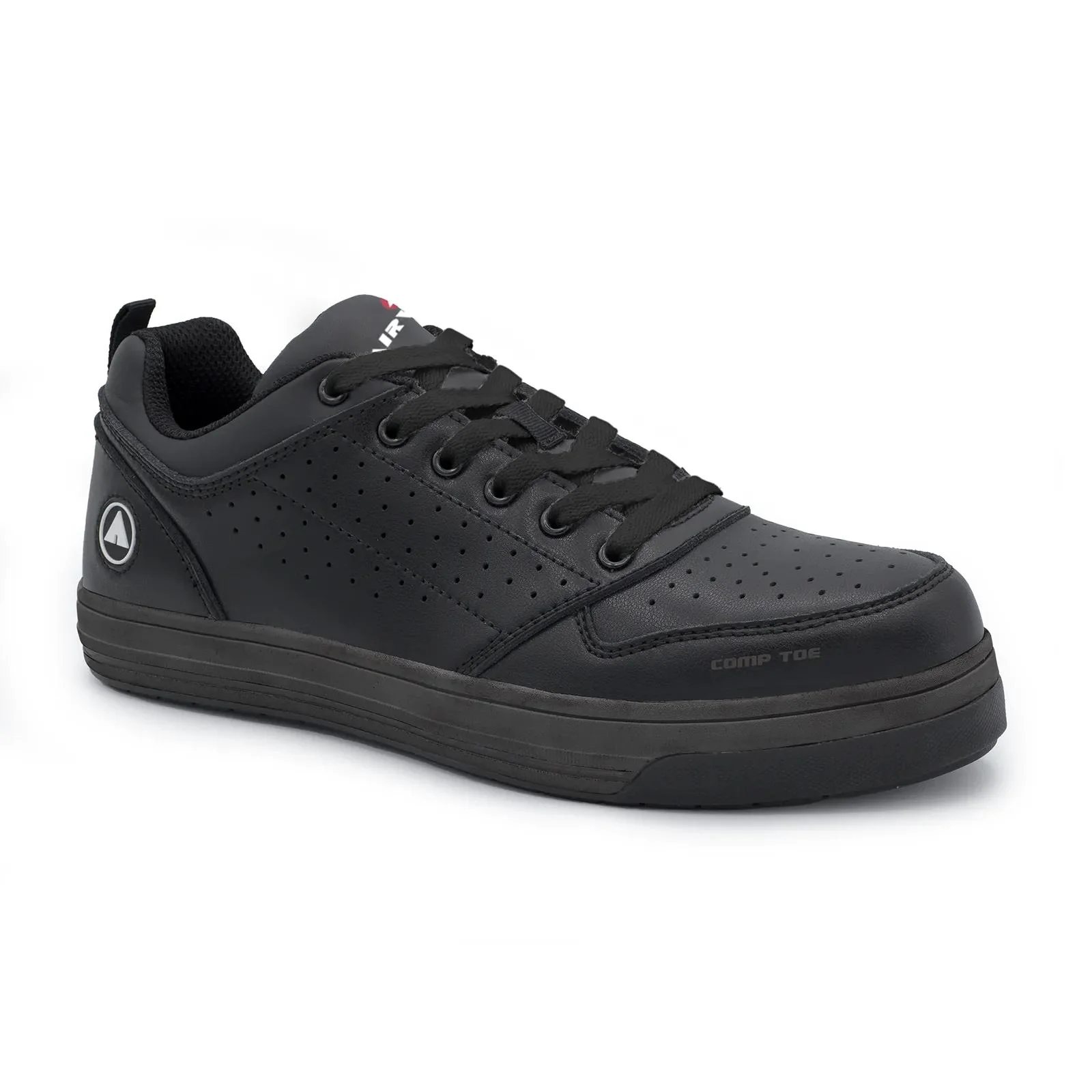 Arena Women’s Composite Toe Work Shoes – Black/Black - Image 2