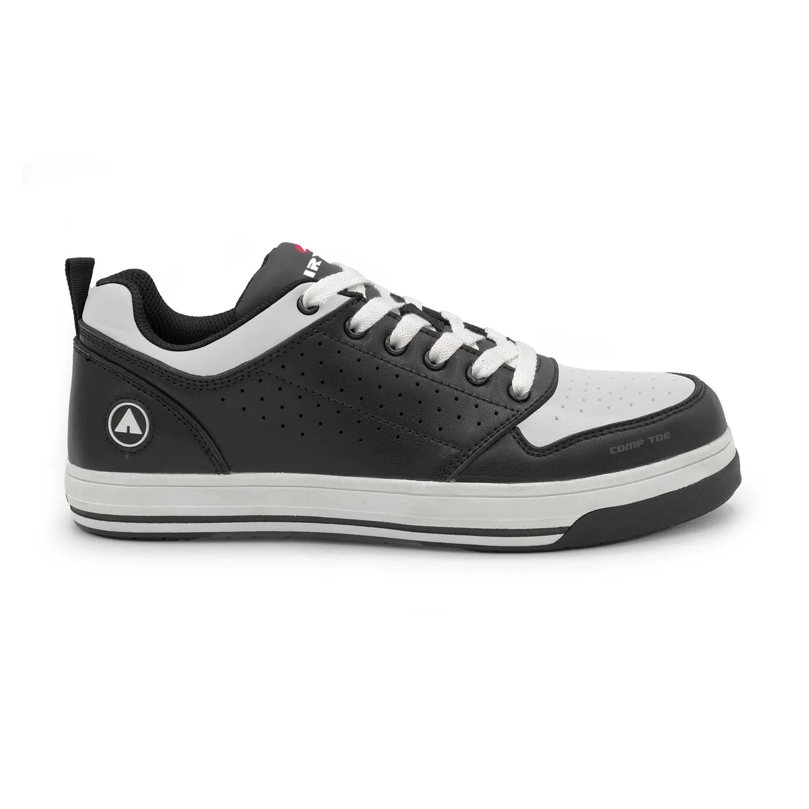 Arena Women’s Composite Toe Work Shoes – Black/White
