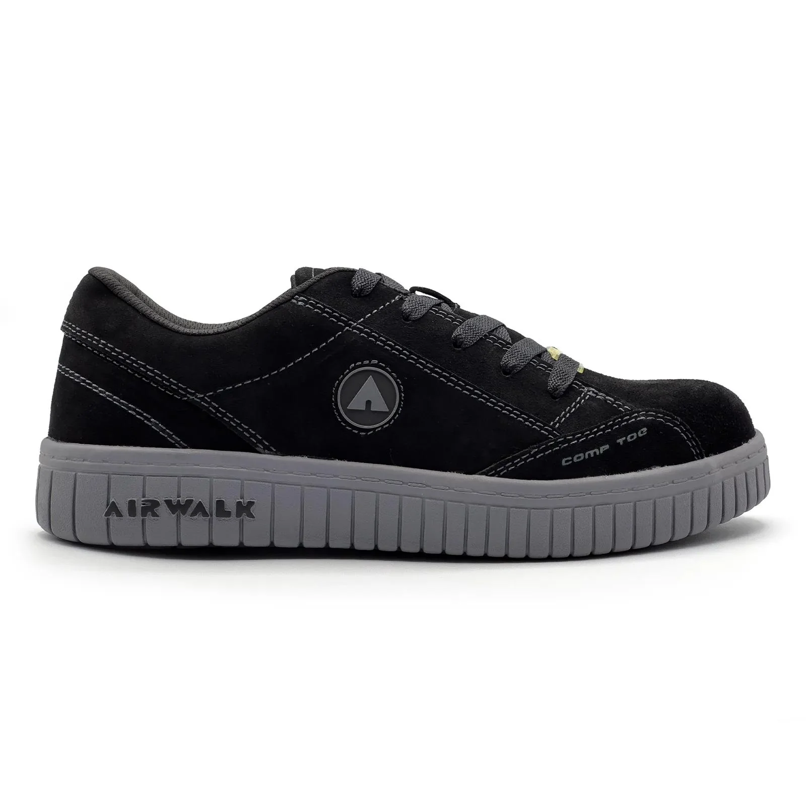 Camino SD10 Women’s Composite Toe Work Shoes – Black/Grey