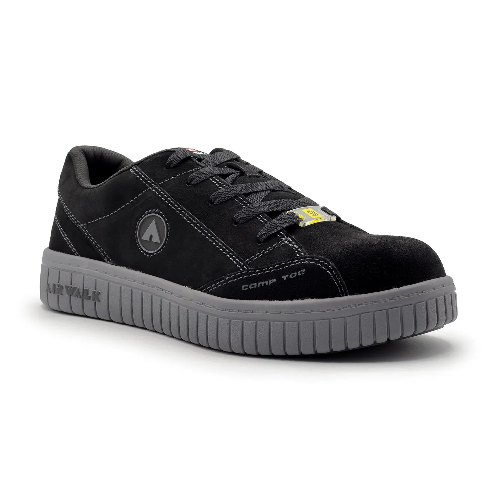 Camino SD10 Women’s Composite Toe Work Shoes – Black/Grey - Image 2