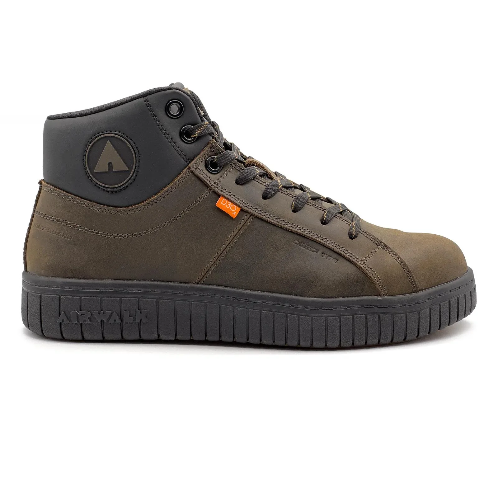 Deuce Women’s Met Guard Composite Toe Work Boots – Dark Coffee Leather