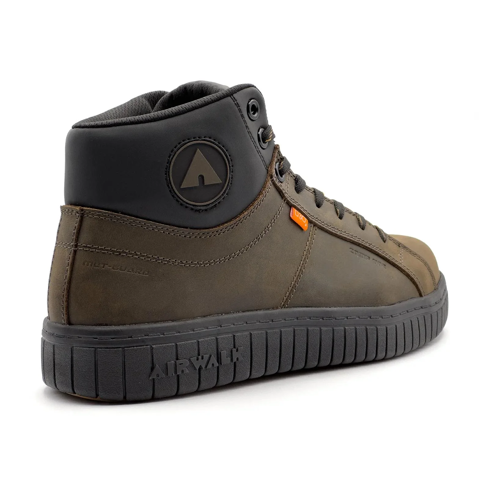 Deuce Women’s Met Guard Composite Toe Work Boots – Dark Coffee Leather - Image 5