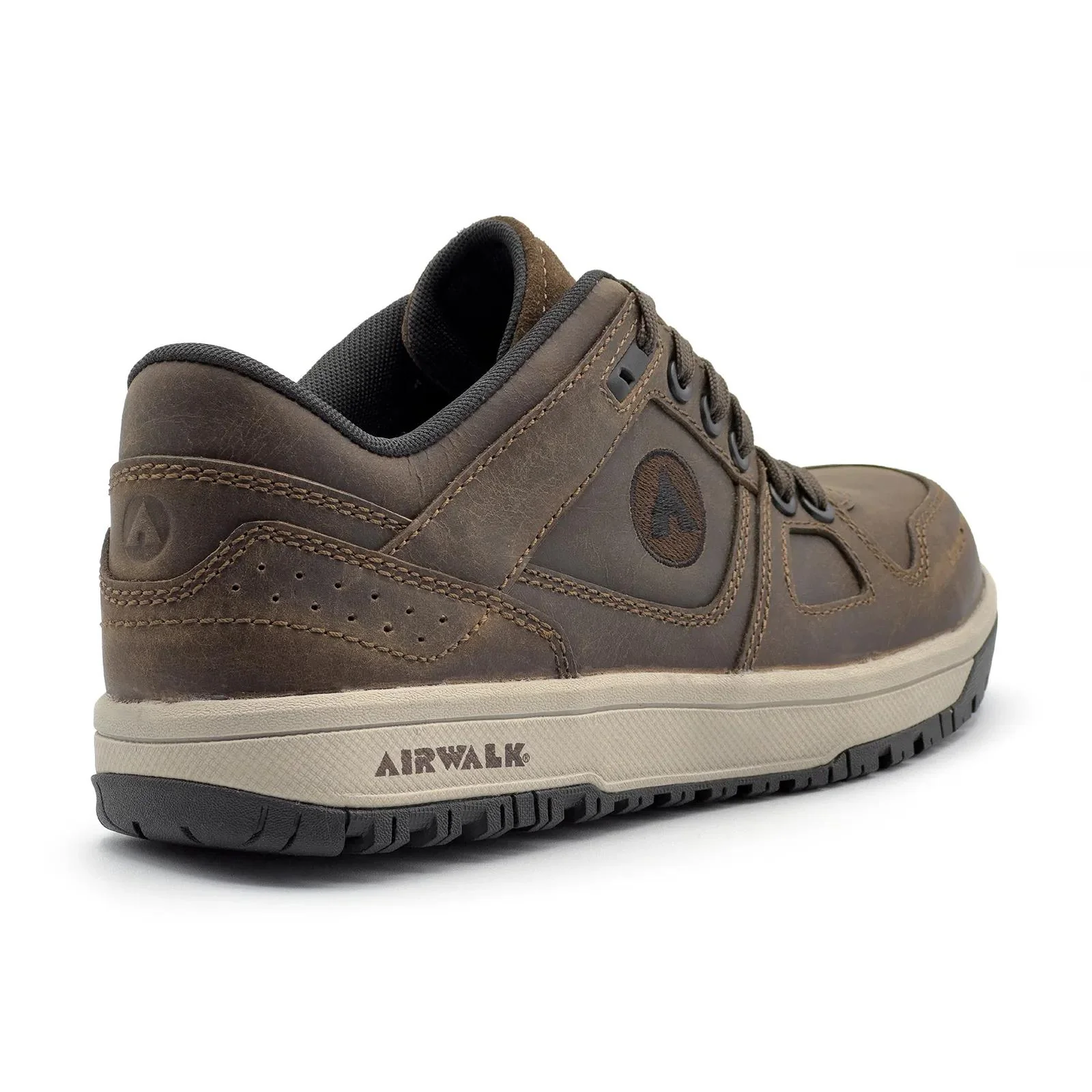 Mongo Leather Composite Toe Work Shoes – Chocolate Brown - Image 5