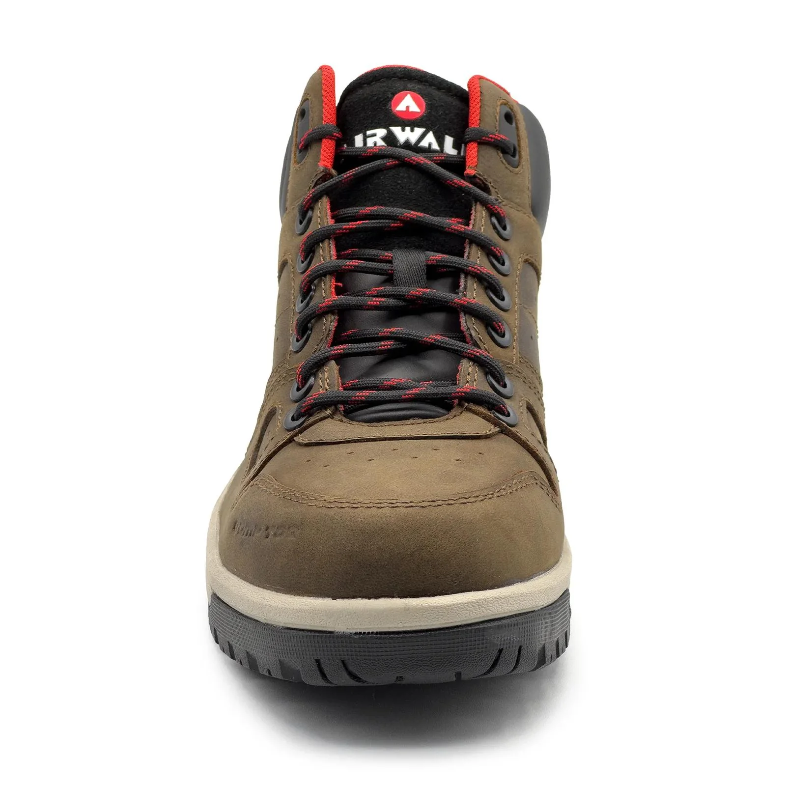 Mongo Leather Composite Toe Work Shoes – Medium Brown - Image 8