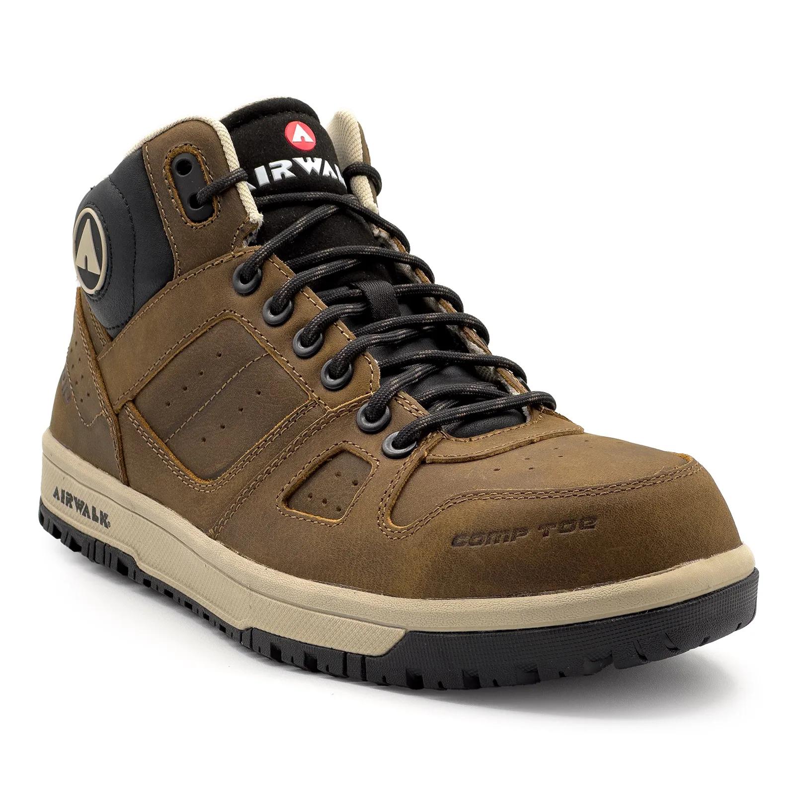 Mongo Leather SD10 Women’s Composite Toe Mid Work Boots – Brown - Image 2