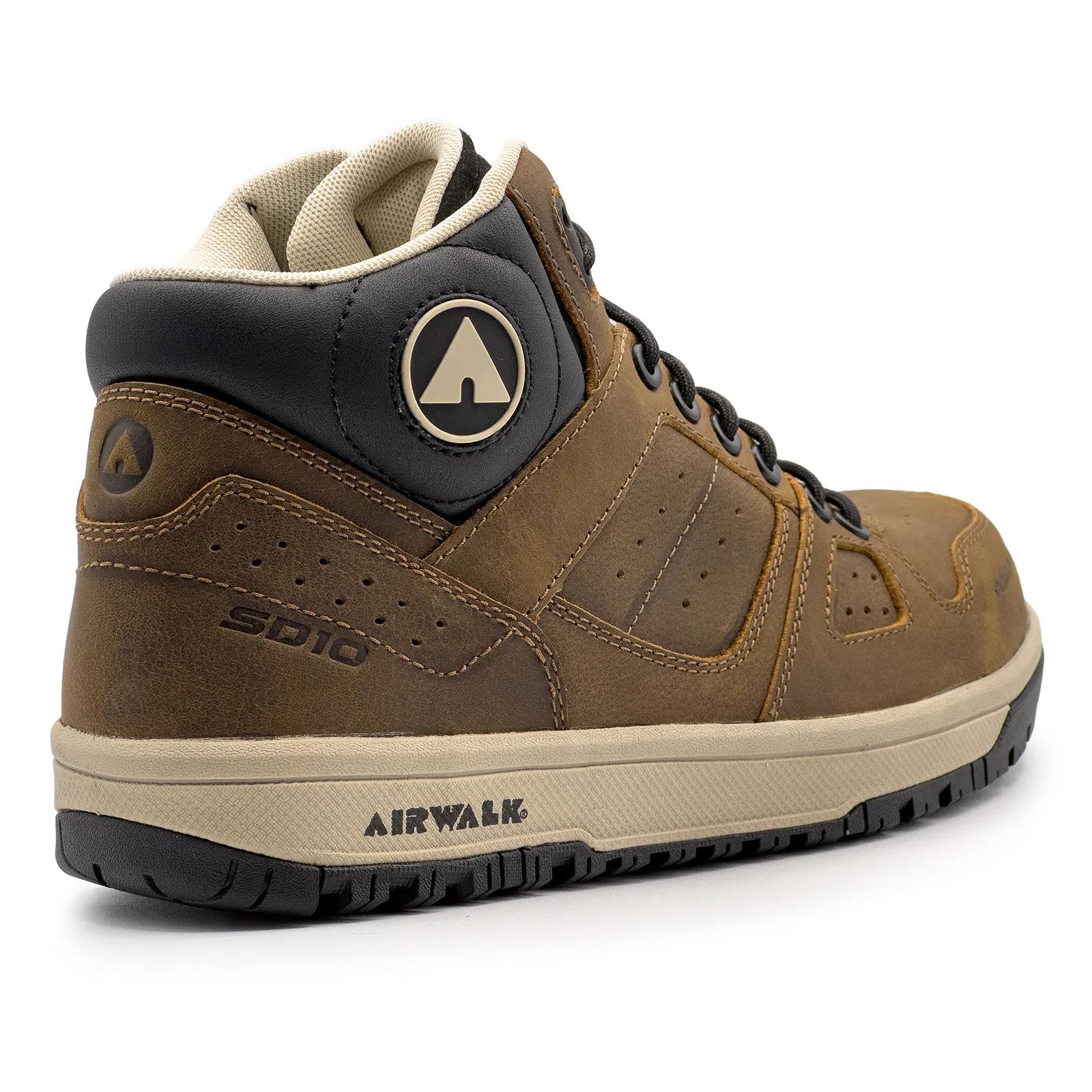 Mongo Leather SD10 Women’s Composite Toe Mid Work Boots – Brown - Image 5