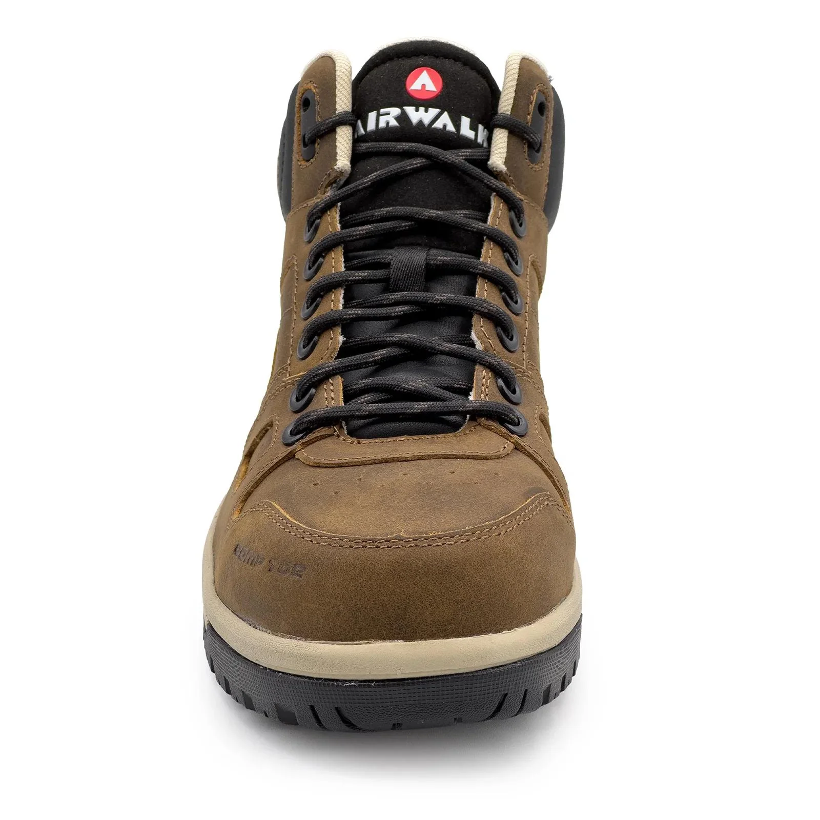 Mongo Leather SD10 Women’s Composite Toe Mid Work Boots – Brown - Image 7