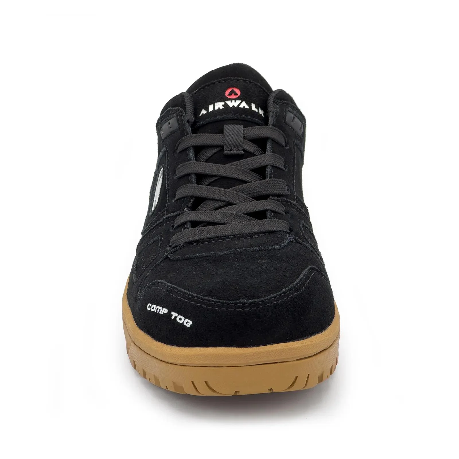 Mongo Suede Low Composite Toe Work Shoes – Black/Gum - Image 6