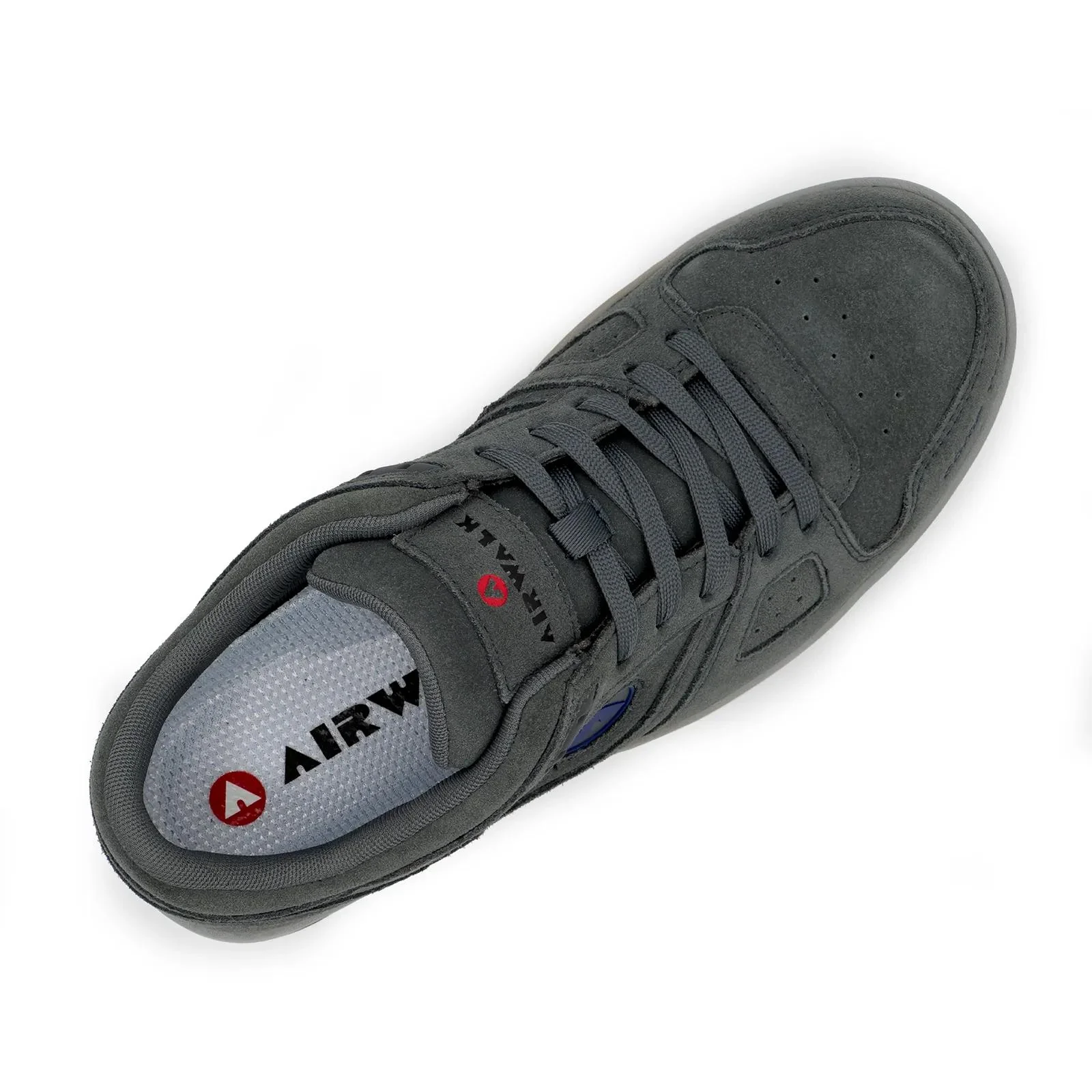 Mongo Suede Low Composite Toe Work Shoes – Charcoal/Grey - Image 4