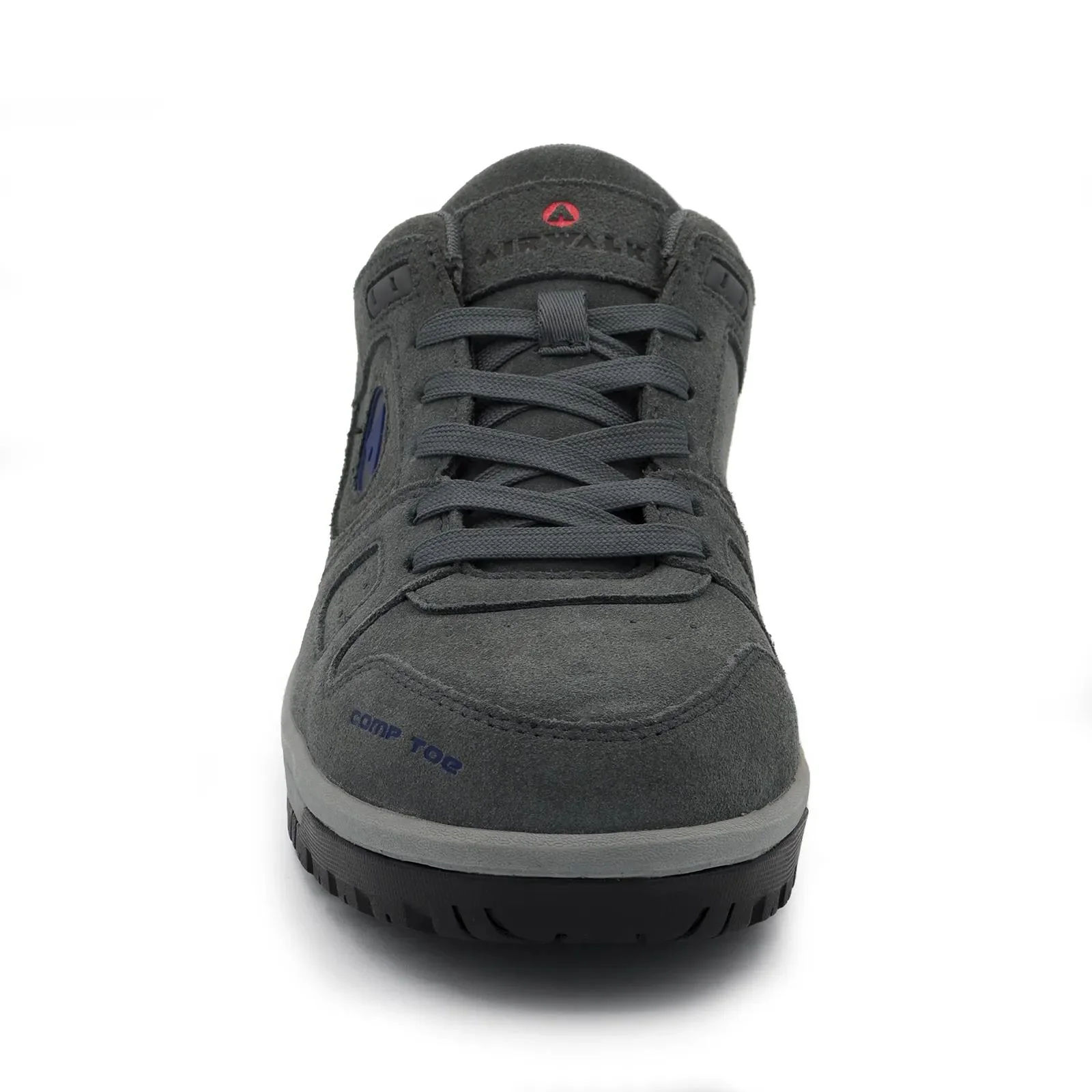 Mongo Suede Low Composite Toe Work Shoes – Charcoal/Grey - Image 6