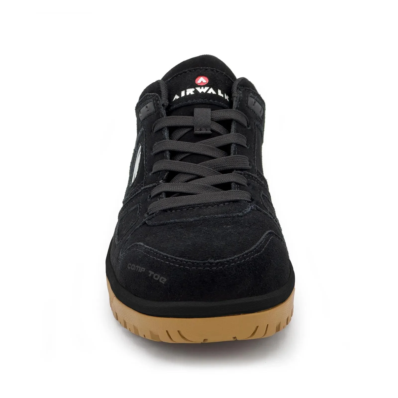 Mongo Suede Low Women’s Composite Toe Work Shoes – Black/Gum - Image 6