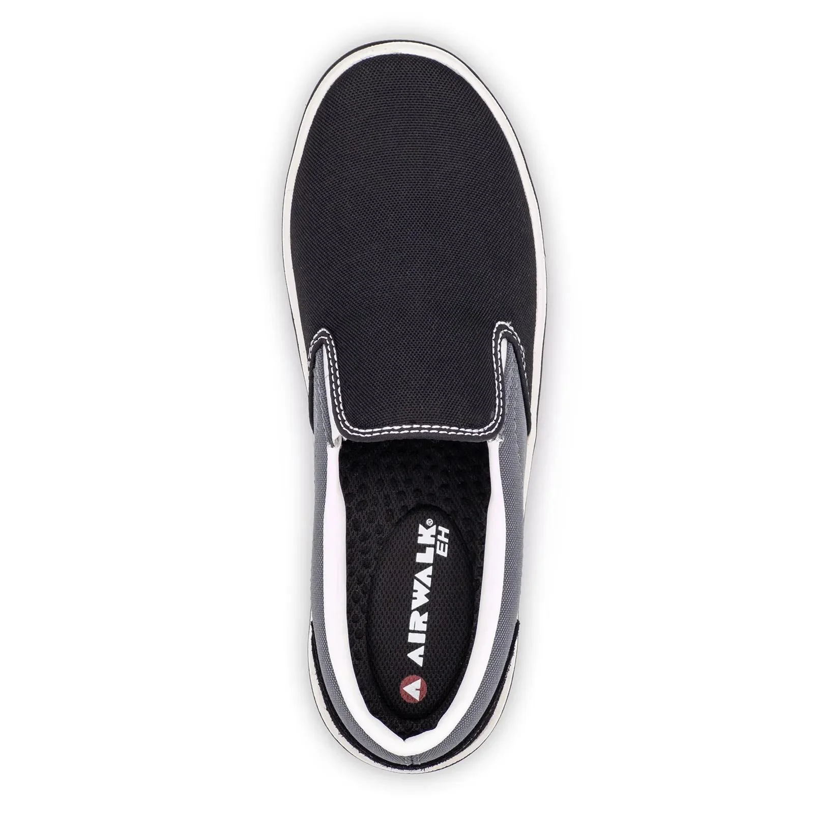 Venice Canvas Slip-On Women’s Composite Toe Work Shoes – Black/Castle Rock - Image 4