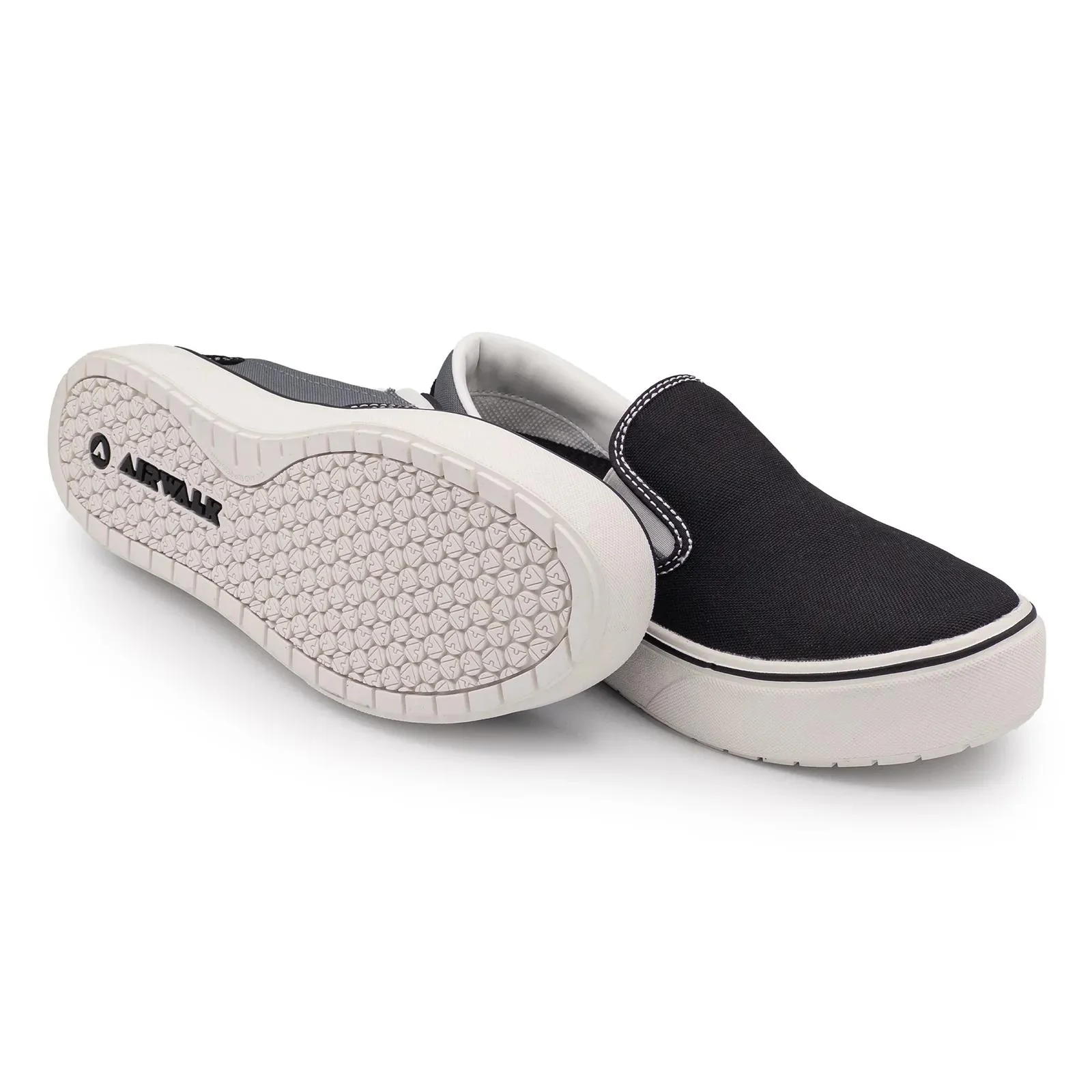 Venice Canvas Slip-On Women’s Composite Toe Work Shoes – Black/Castle Rock - Image 6