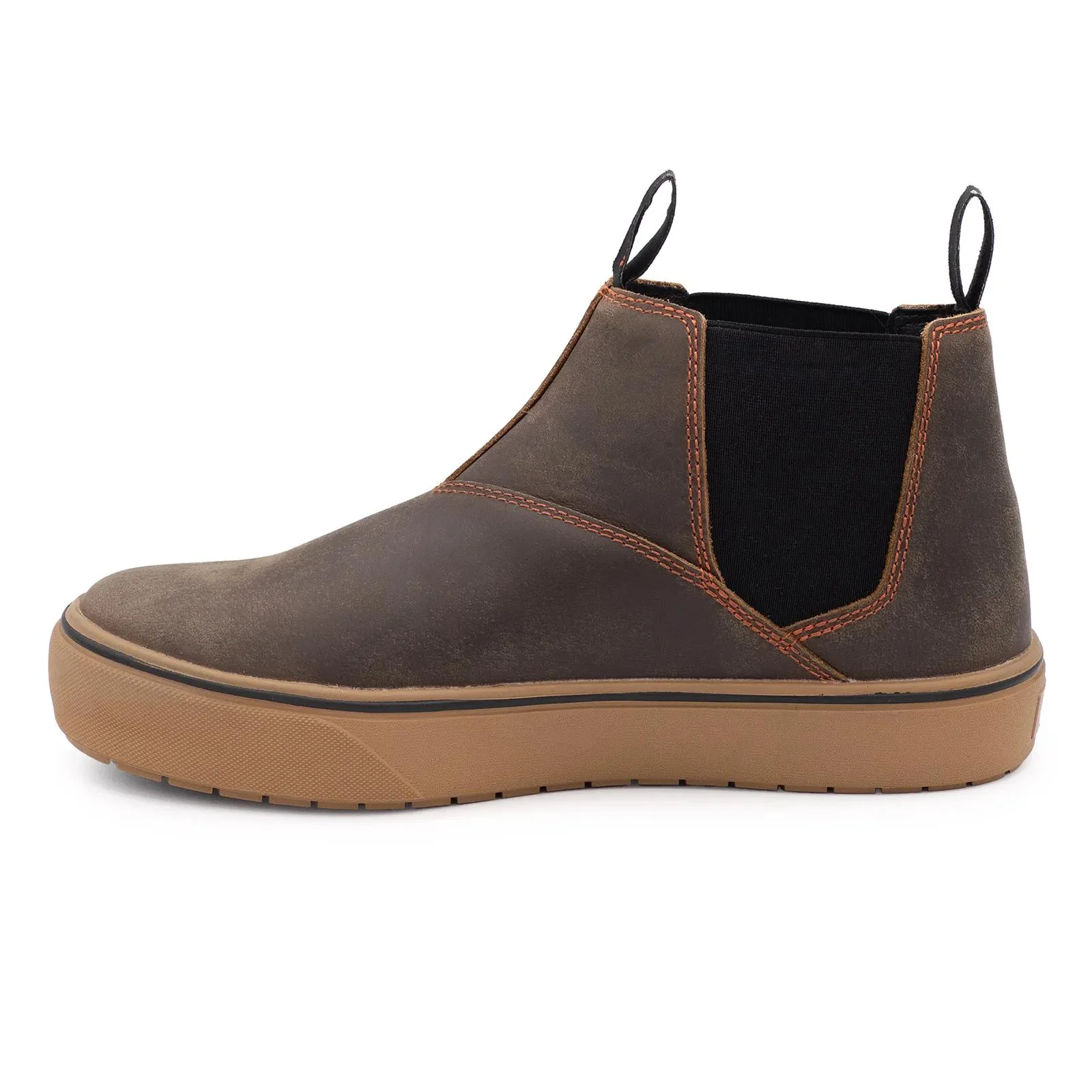Venice Leather Chelsea Composite Toe Work Boots – Brown/Gum - Image 6
