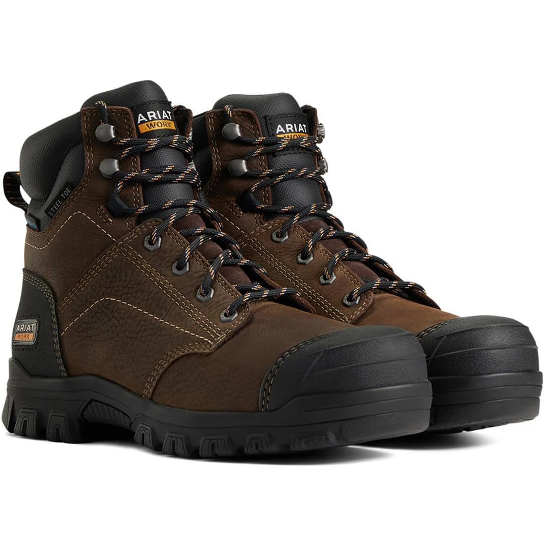 Women's Treadfast 6" Steel-Toe Work Boot Dark Brown