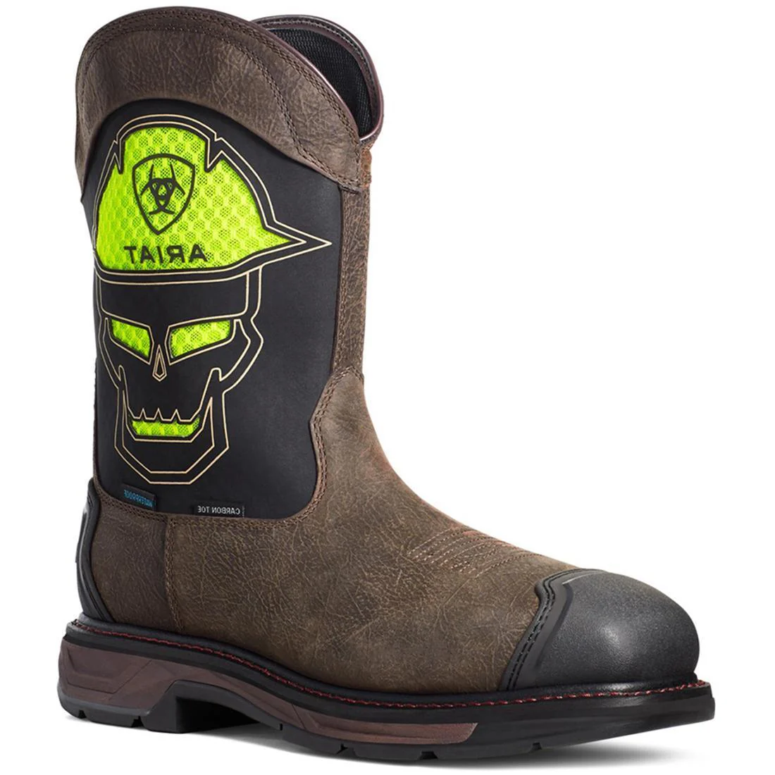 WorkHog XT VentTEK Carbon-Toe Pull On Work Boot Brown - Image 2