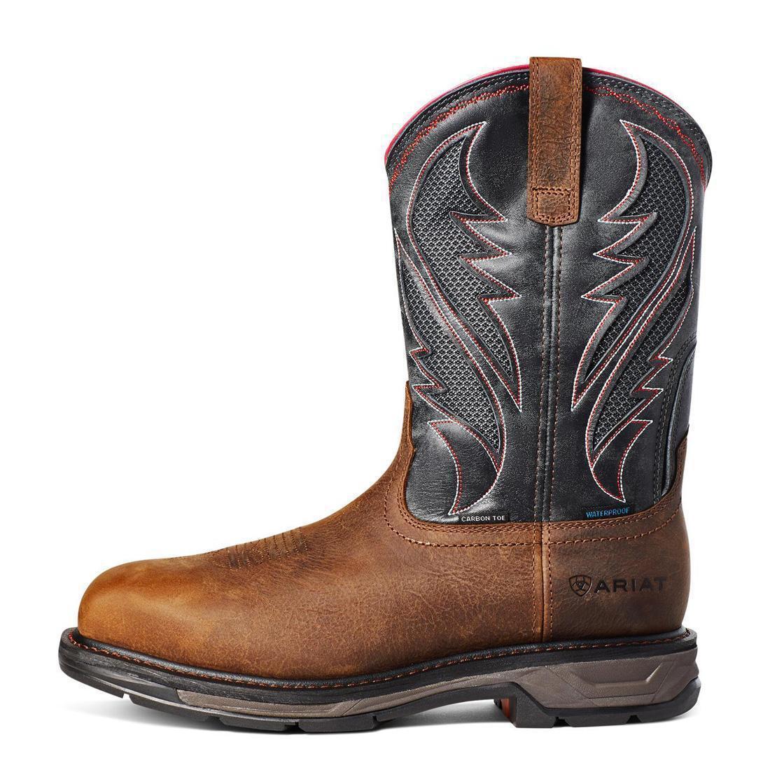 WorkHog XT VentTEK Waterproof Carbon Toe Work Boot Rye Brown - Image 6