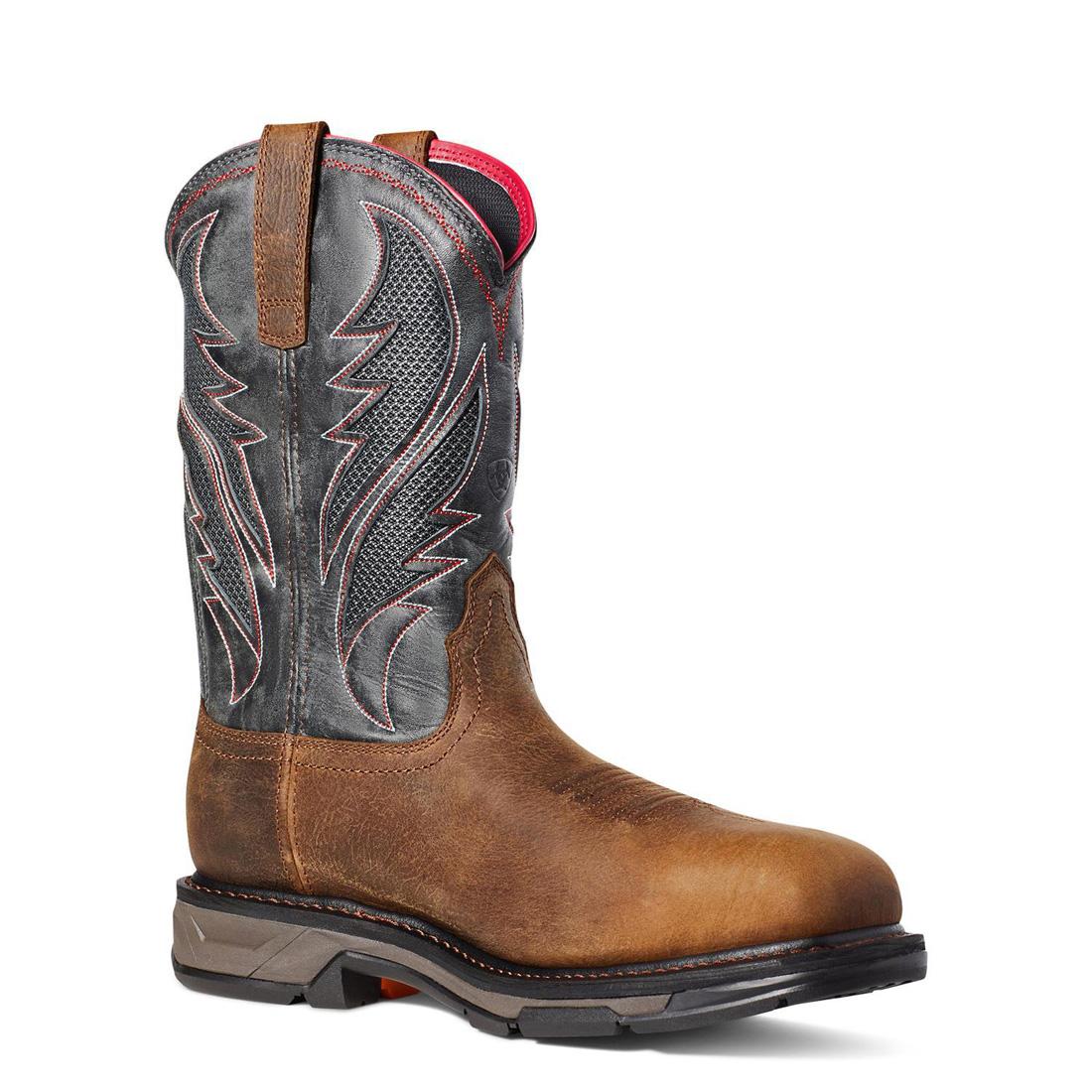WorkHog XT VentTEK Waterproof Carbon Toe Work Boot Rye Brown - Image 7