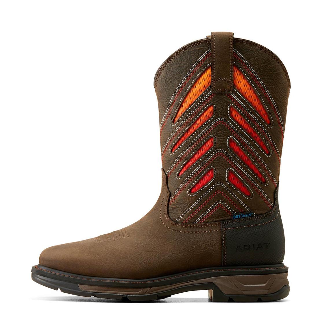 WorkHog XT VentTEK Waterproof Soft-Toe Work Boot Iron Coffee - Image 5