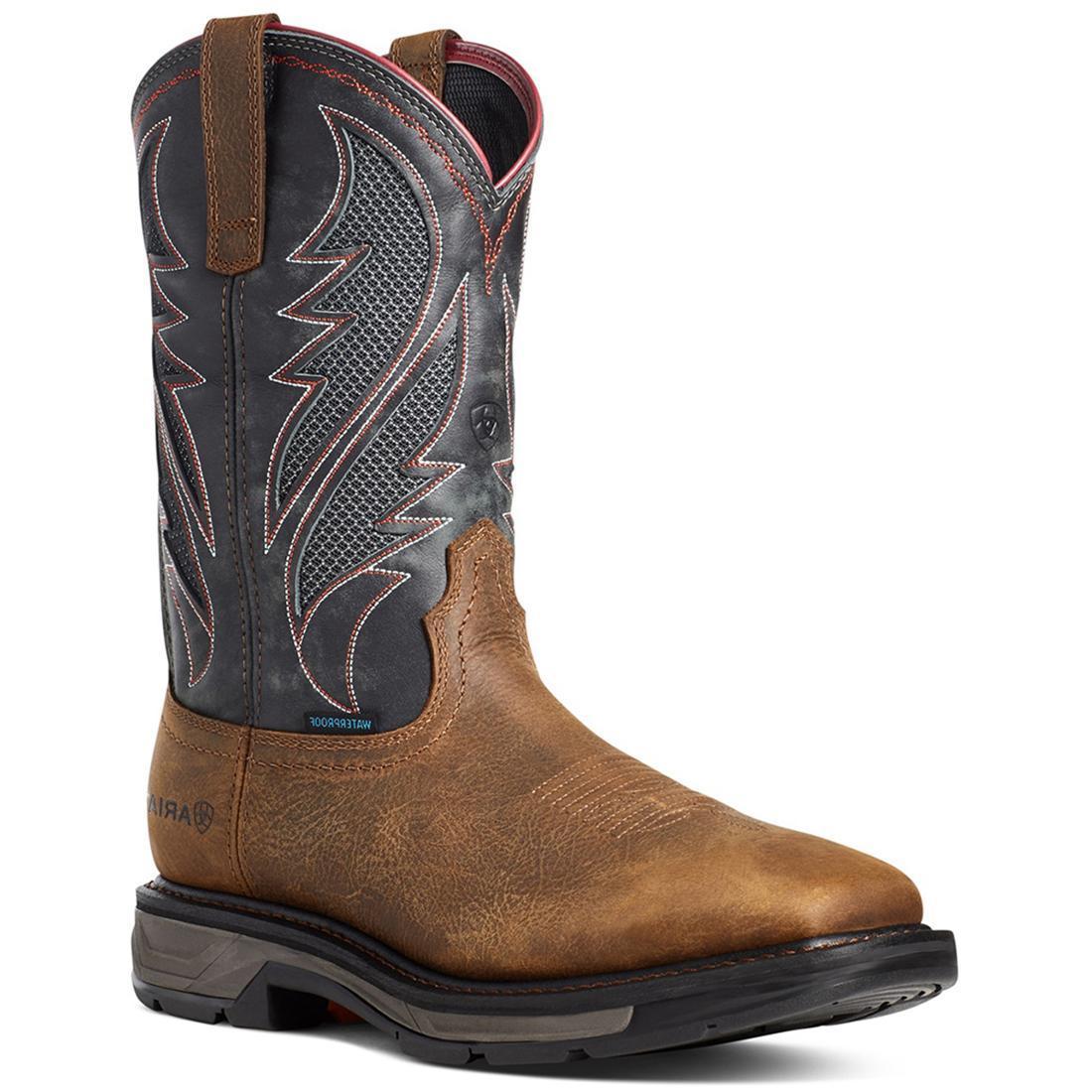 WorkHog XT VentTEK Waterproof Work Boot Rye Brown - Image 2