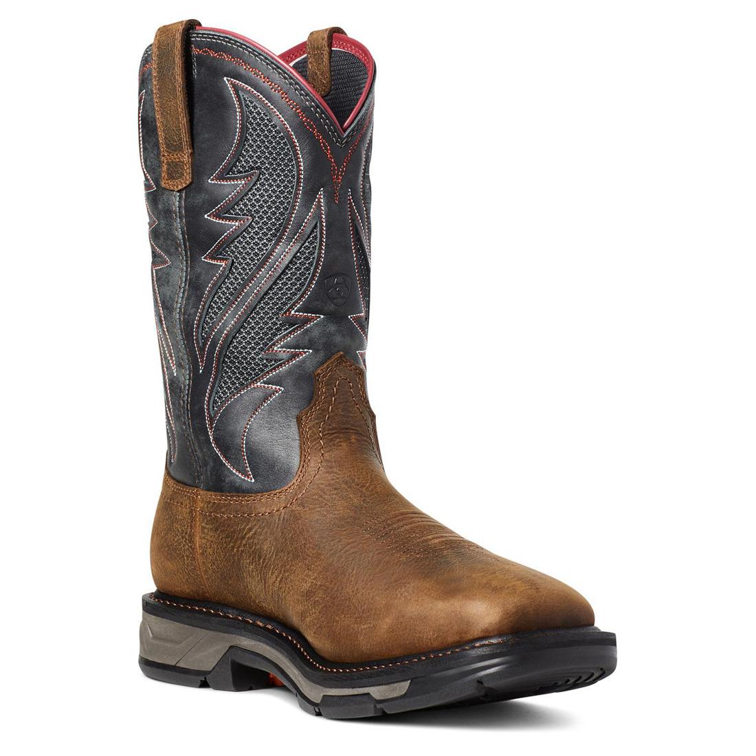 WorkHog XT VentTEK Waterproof Work Boot Rye Brown - Image 6