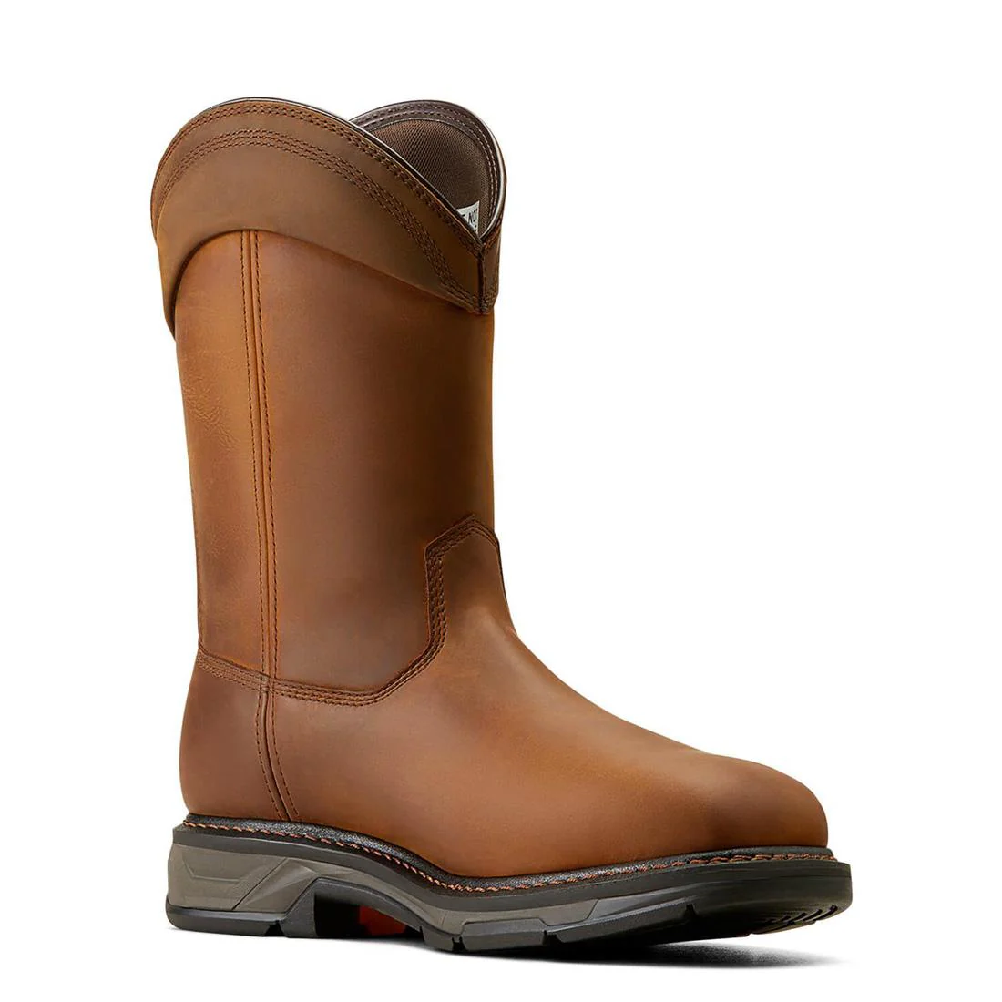 WorkHog XT Wellington Waterproof Carbon-Toe Work Boot Distressed Brown - Image 2