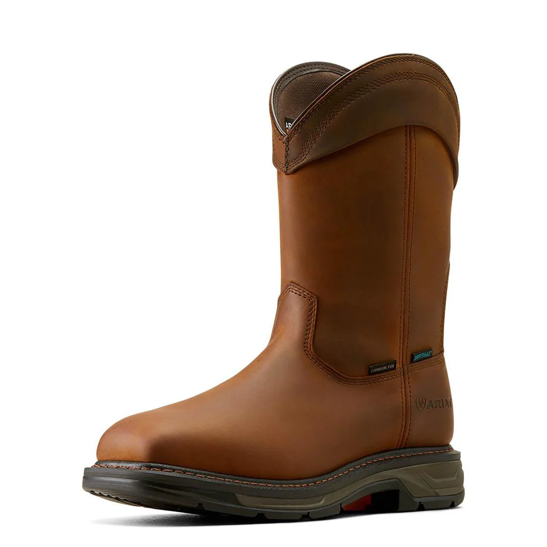 WorkHog XT Wellington Waterproof Carbon-Toe Work Boot Distressed Brown - Image 8