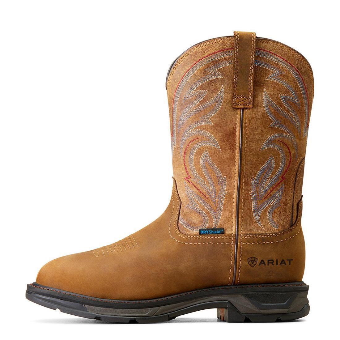WorkHog XT Waterproof Work Boot Distressed Brown - Image 7