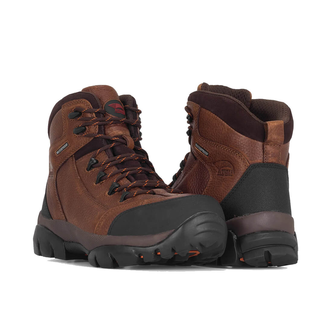 6" Waterproof Composite Toe Work Boots – Brown - Image 7