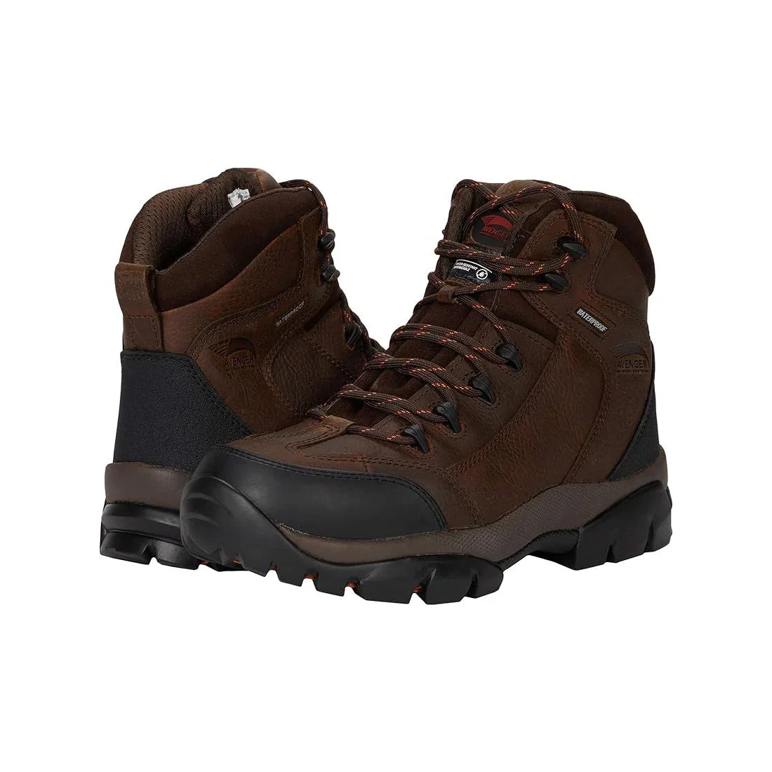 6" Waterproof Insulated Composite Toe Work Boots – Brown - Image 6