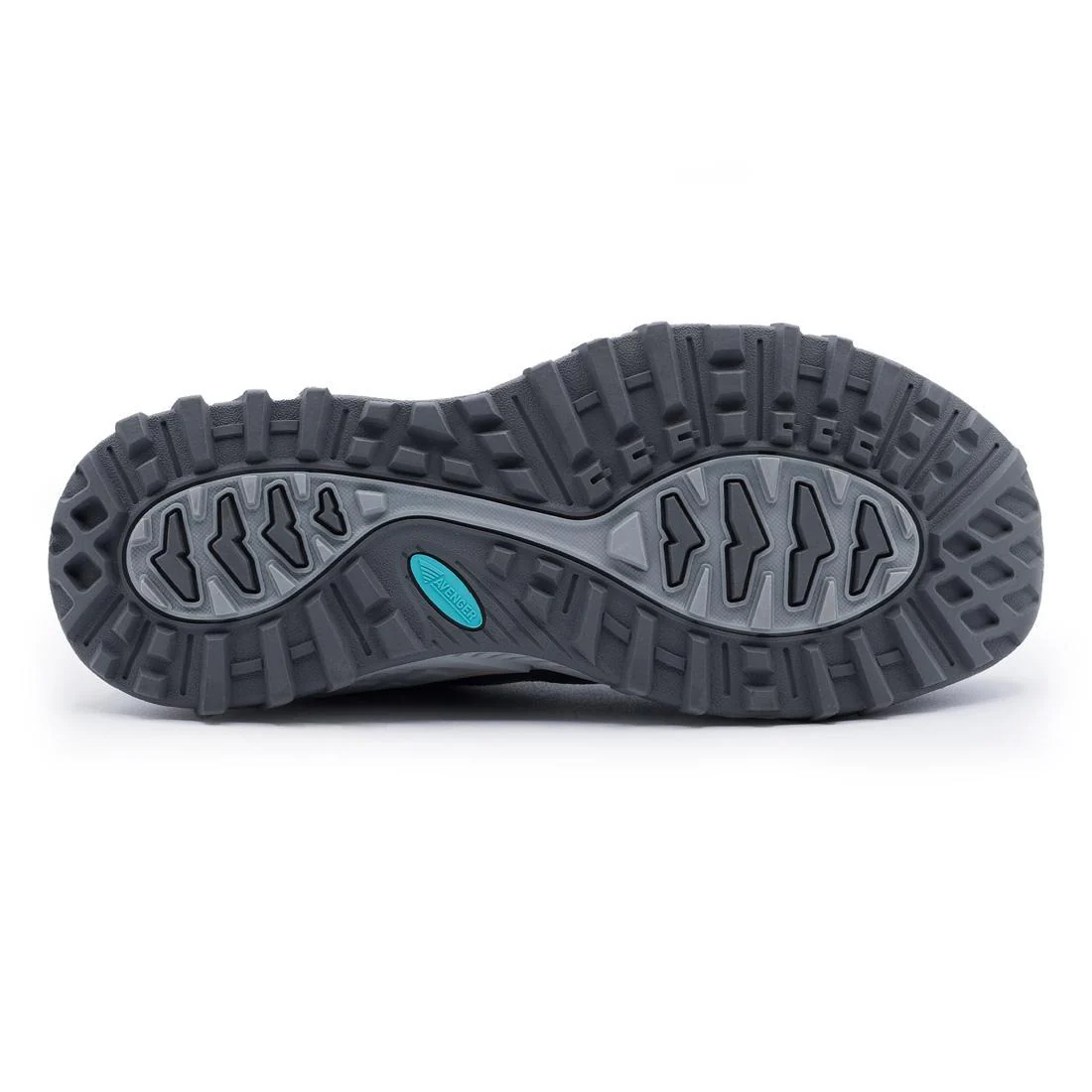 Aero Trail Women’s Composite Toe Work Shoes – Grey/Teal - Image 3