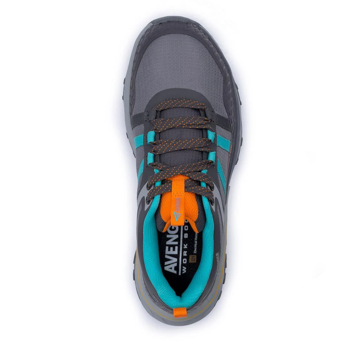 Aero Trail Women’s Composite Toe Work Shoes – Grey/Teal - Image 7