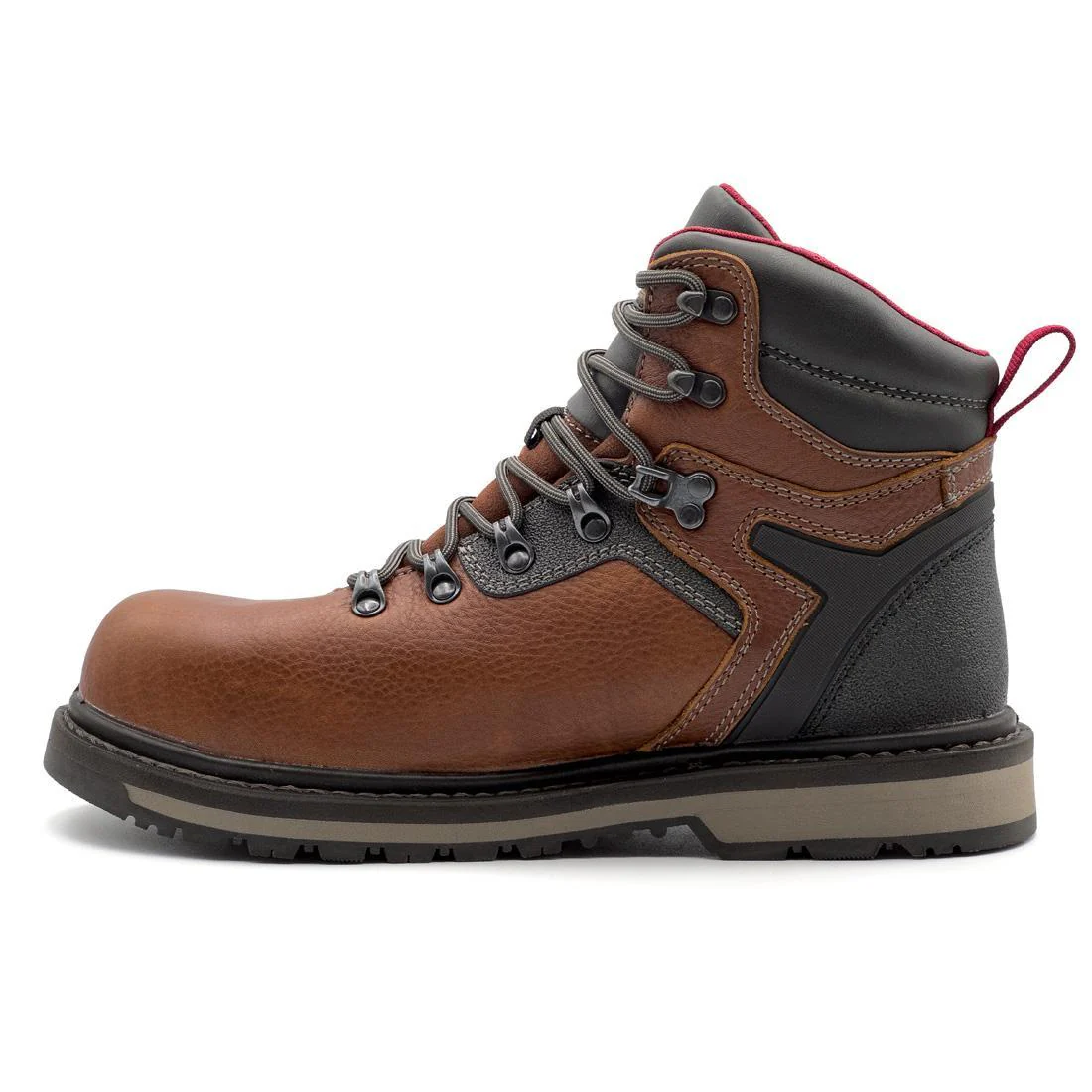 Blacksmith 6" Waterproof Aluminum Toe Work Boots – Med Brown - Image 6