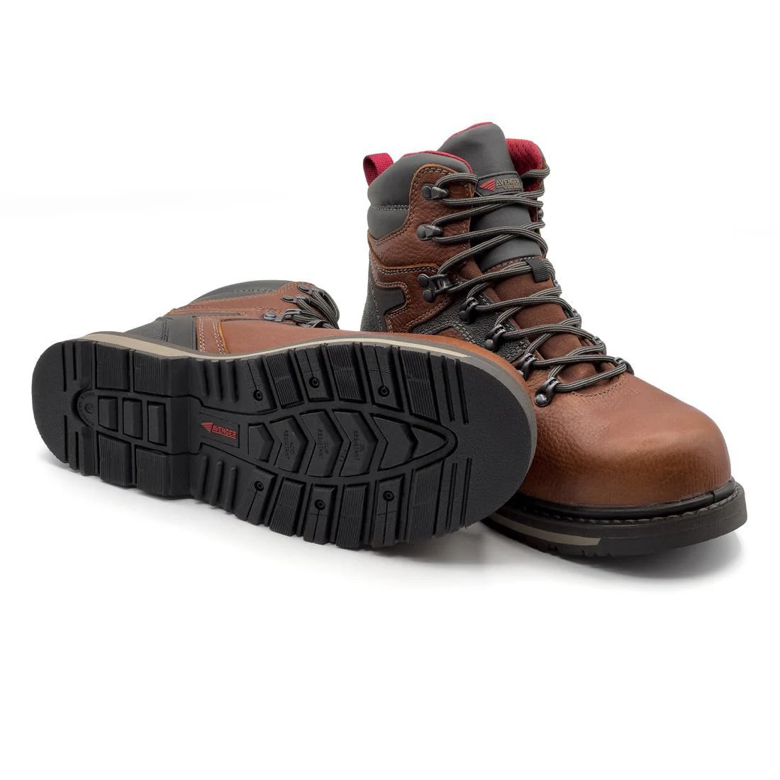 Blacksmith 6" Waterproof Aluminum Toe Work Boots – Med Brown - Image 7