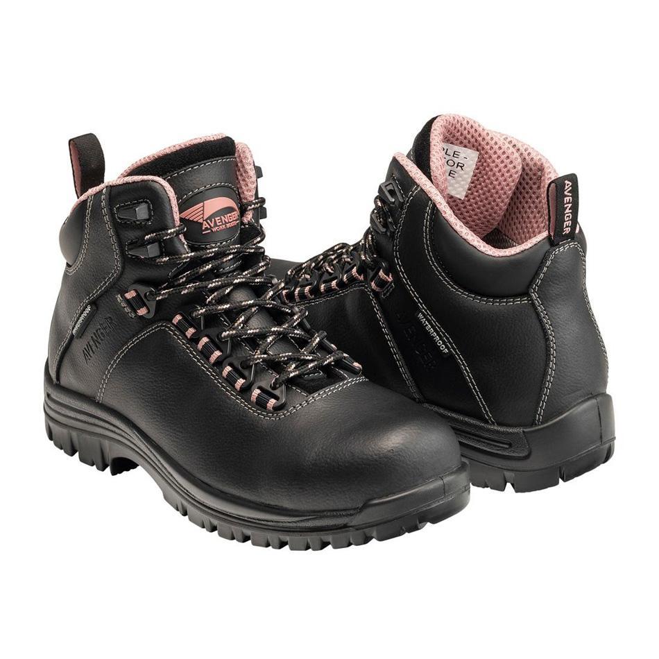 Breaker Women’s Puncture Resistant Comp-Toe Work Boots – Black - Image 6