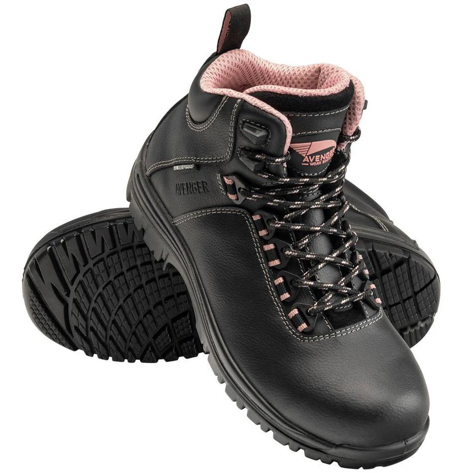 Breaker Women’s Puncture Resistant Comp-Toe Work Boots – Black - Image 9
