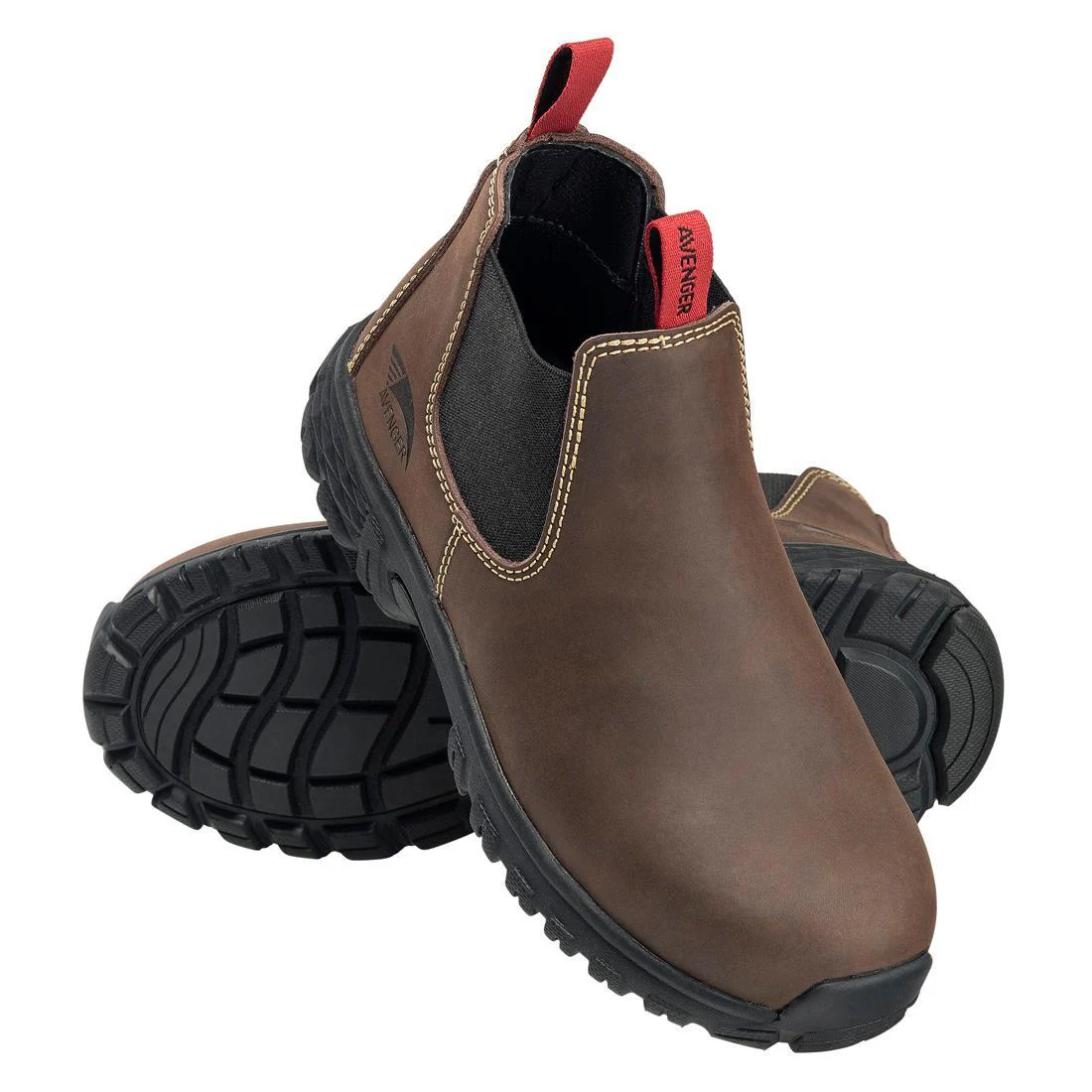 Flight Women’s SD10 Alloy Toe Romeo Work Shoe – Brown - Image 8