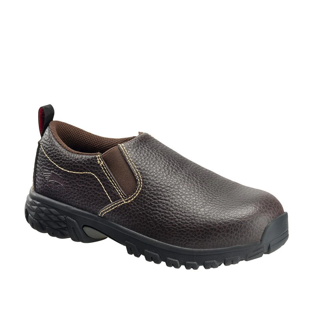 Flight Women’s SD10 Alloy Toe Slip-On Work Shoes – Brown - Image 2