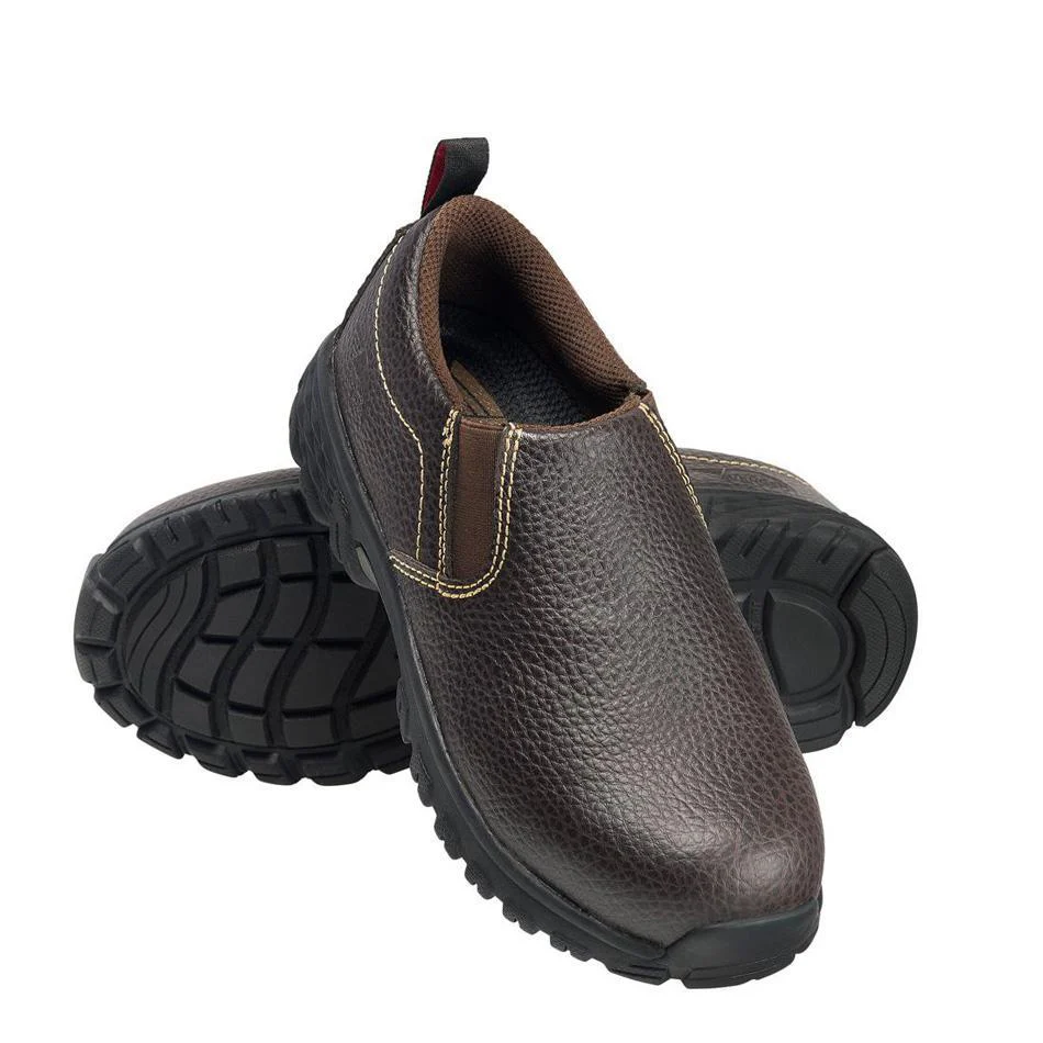 Flight Women’s SD10 Alloy Toe Slip-On Work Shoes – Brown - Image 8